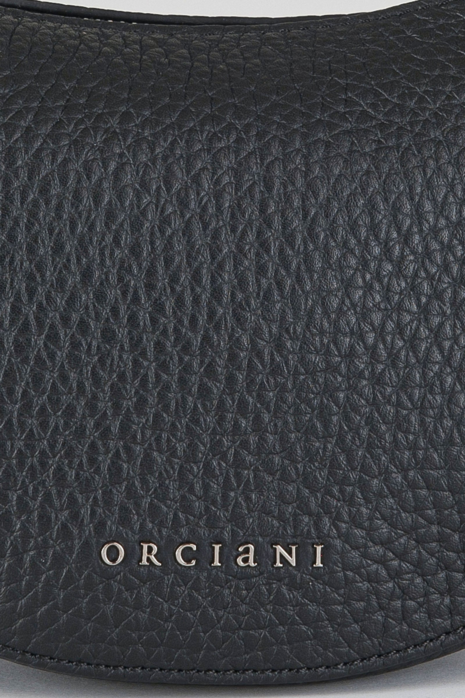 Orciani Mini Bag Hobo Soft in Pelle Nero Donna SD0179NERO - 4