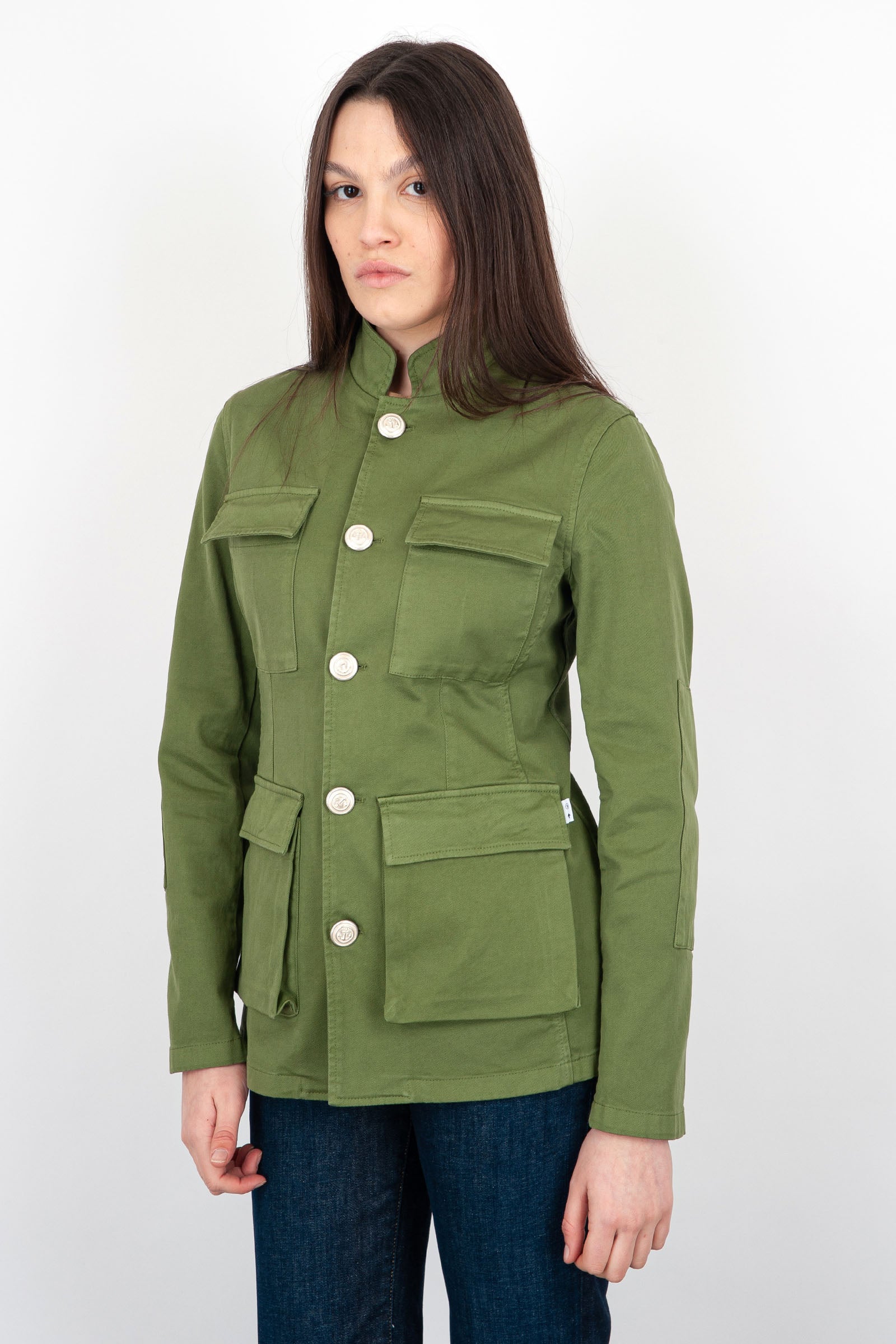Department Five Green Military Cotton Field Jacket - 3