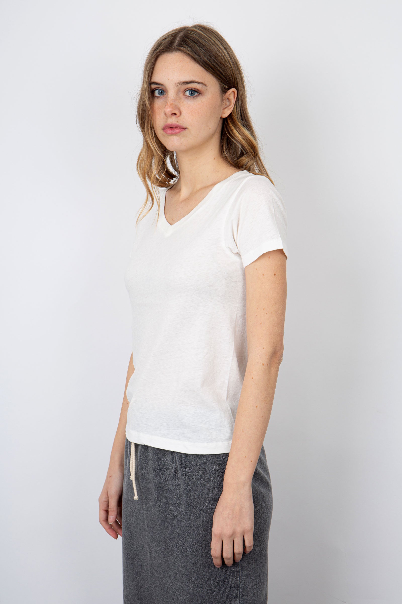 American Vintage T-Shirt Gamipy Cotone Bianco - 3