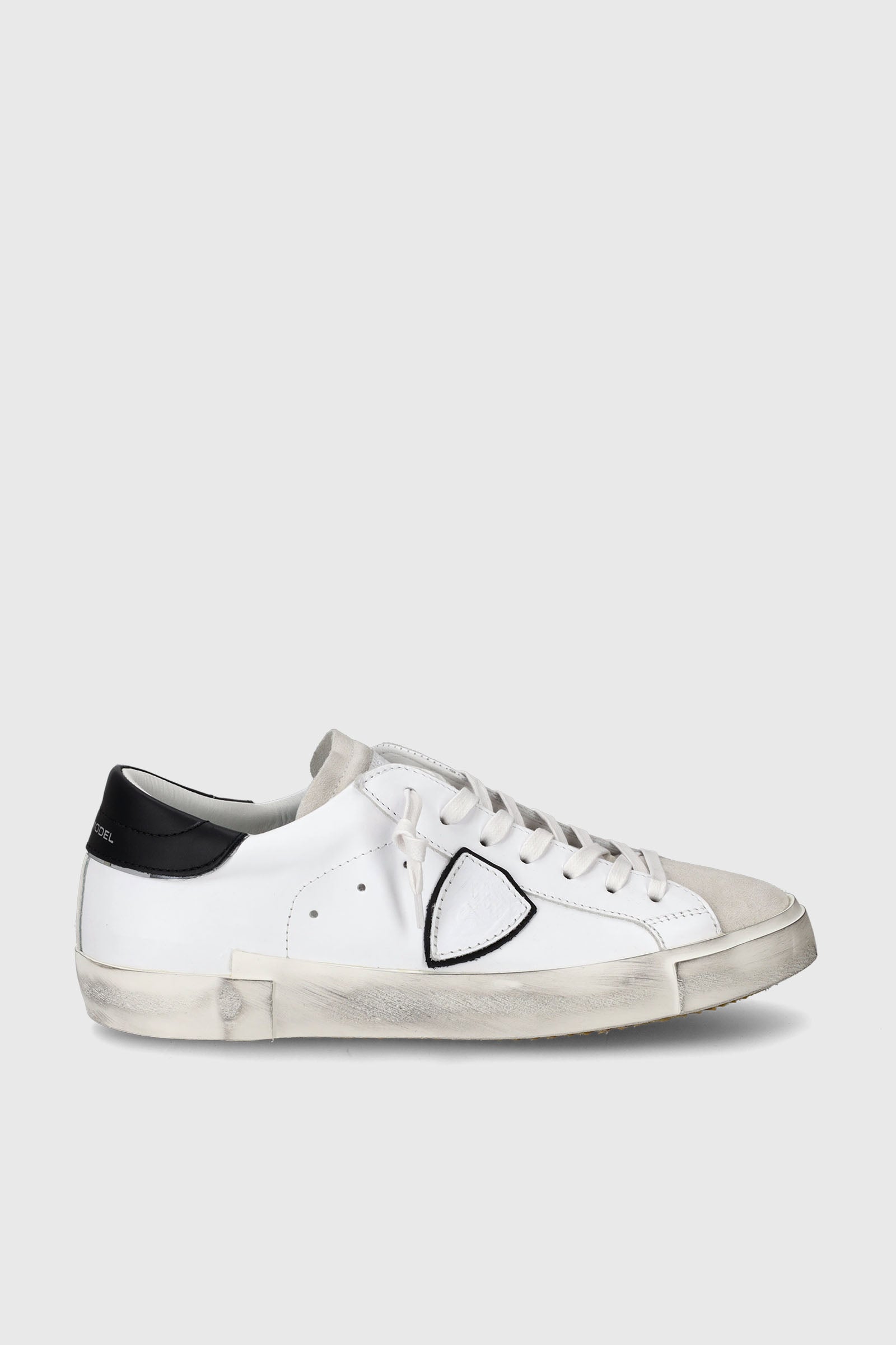 Philippe Model Sneaker PRSX Basic Pelle Bianco/Nero - 1