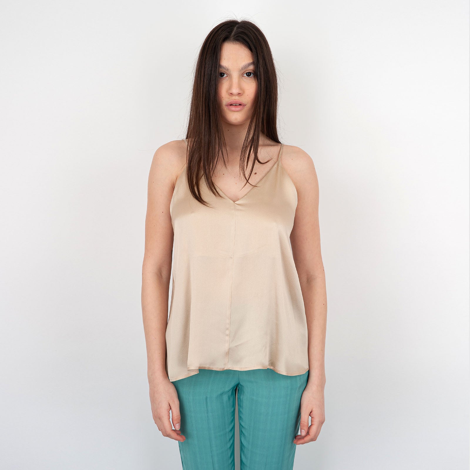 Semicouture Hanna Synthetic Top Camel - 6