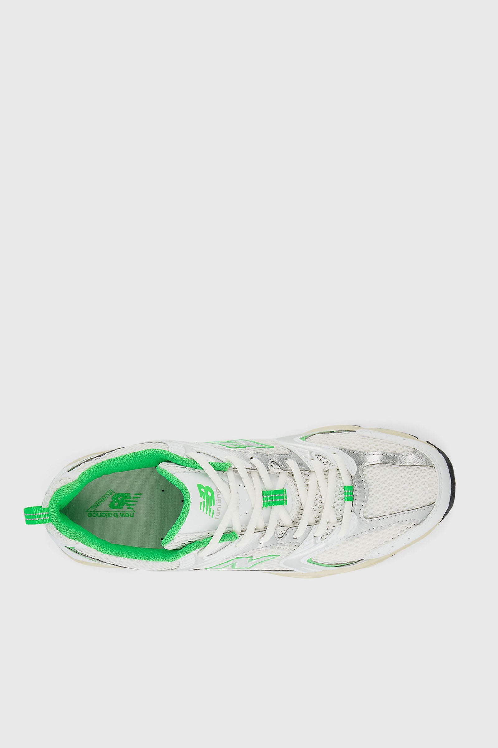 New Balance Sneaker 530  Bianco/Verde - 3