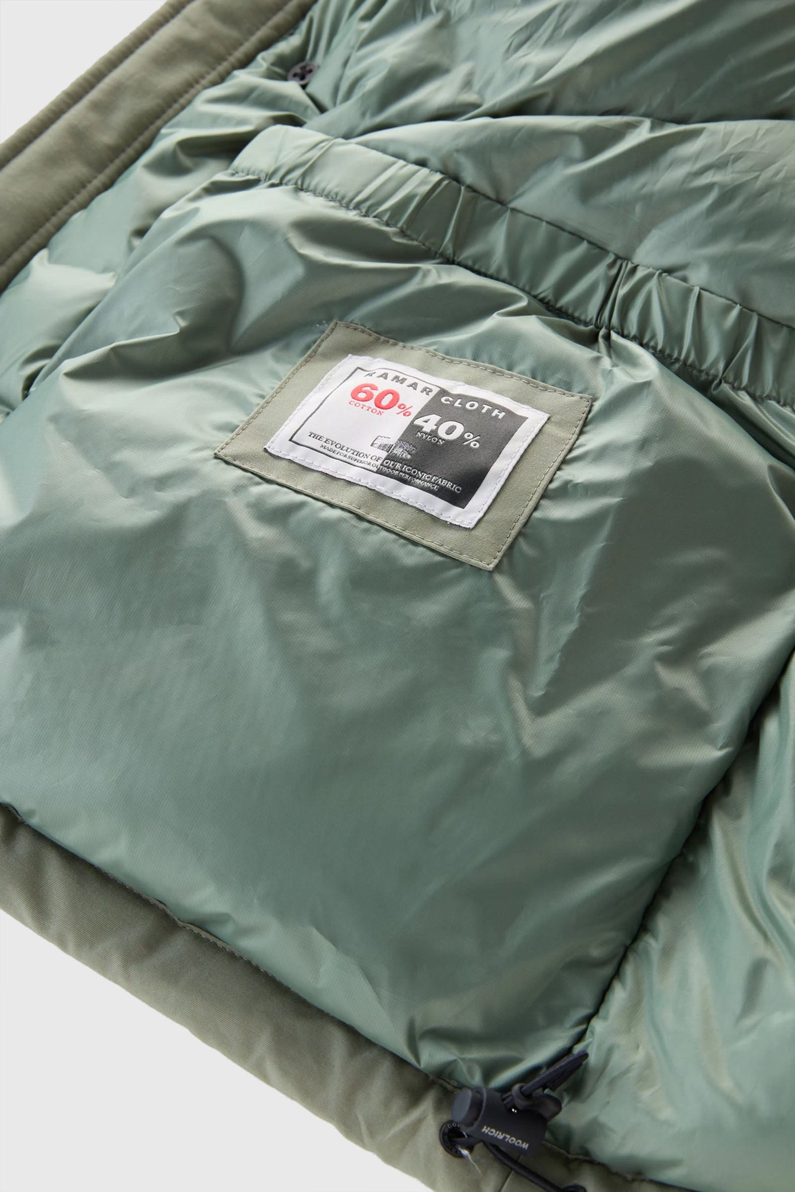 Woolrich Arctic Anorak Ramar Cloth Green Down Jacket - 8