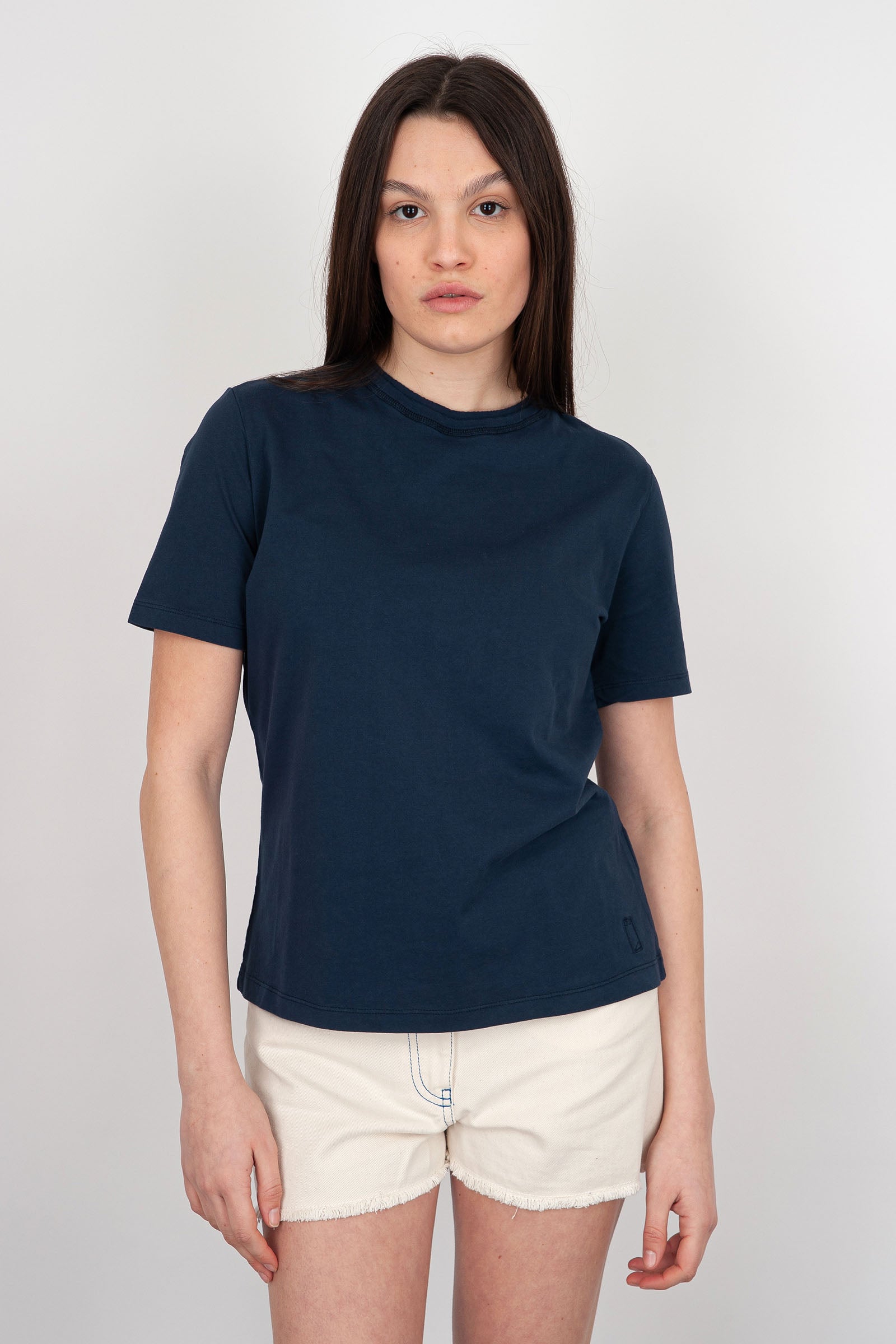Grifoni T-shirt Box Cotton Navy Blue - 5