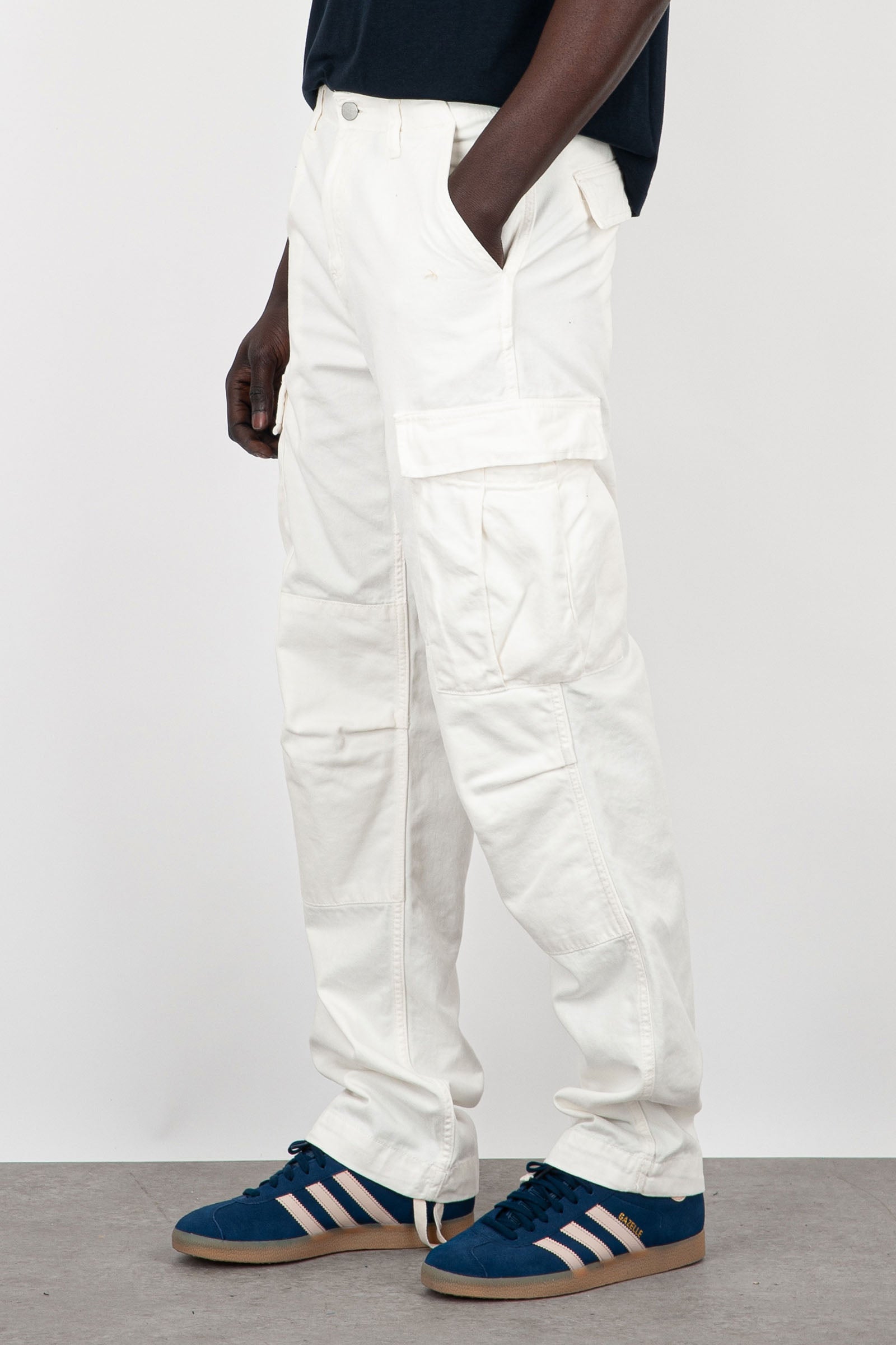 Carhartt WIP Regular Cargo Pants Cotton White - 4