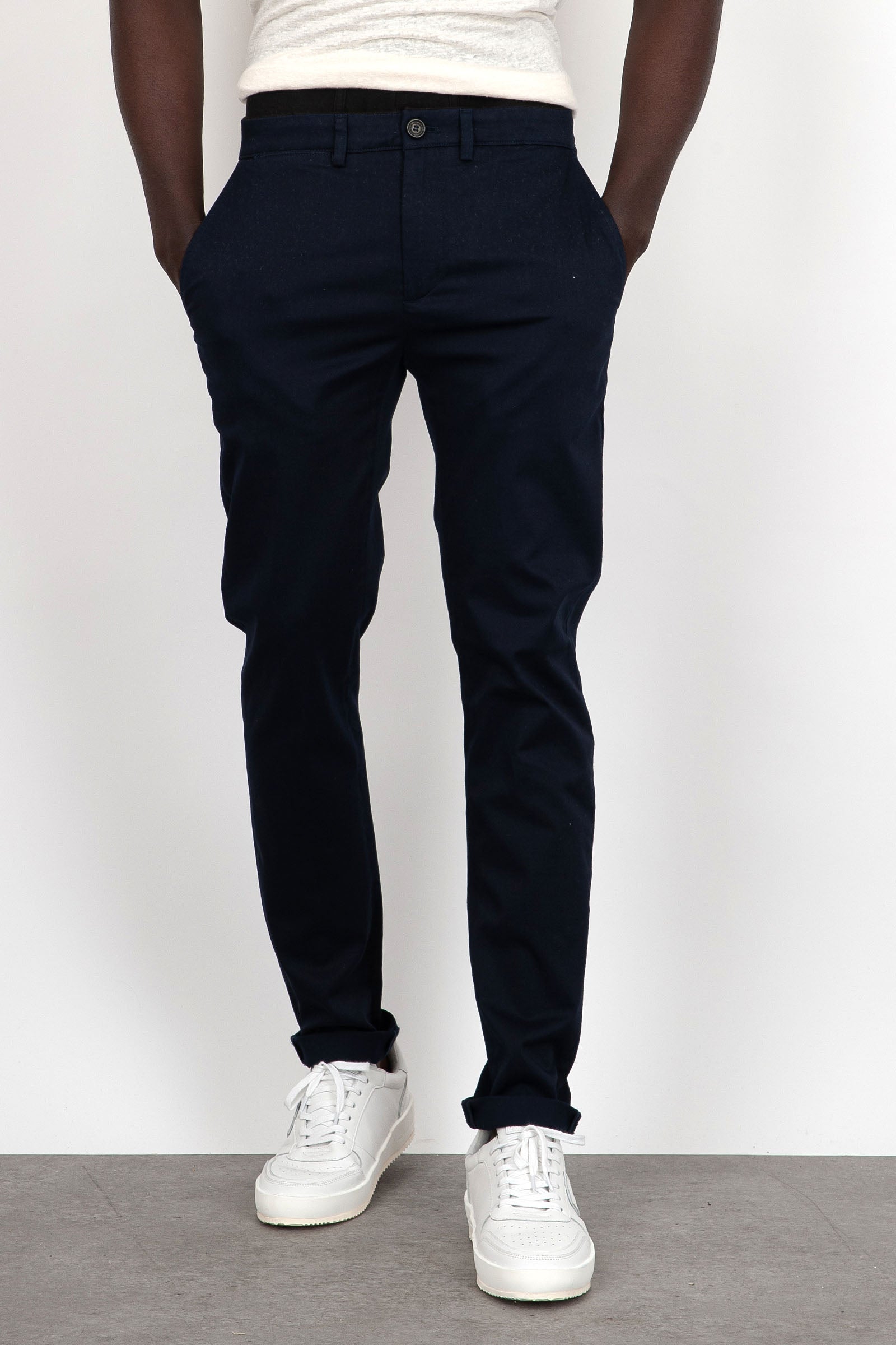 Department Five Mike Trousers Cotton Navy Blue - 4