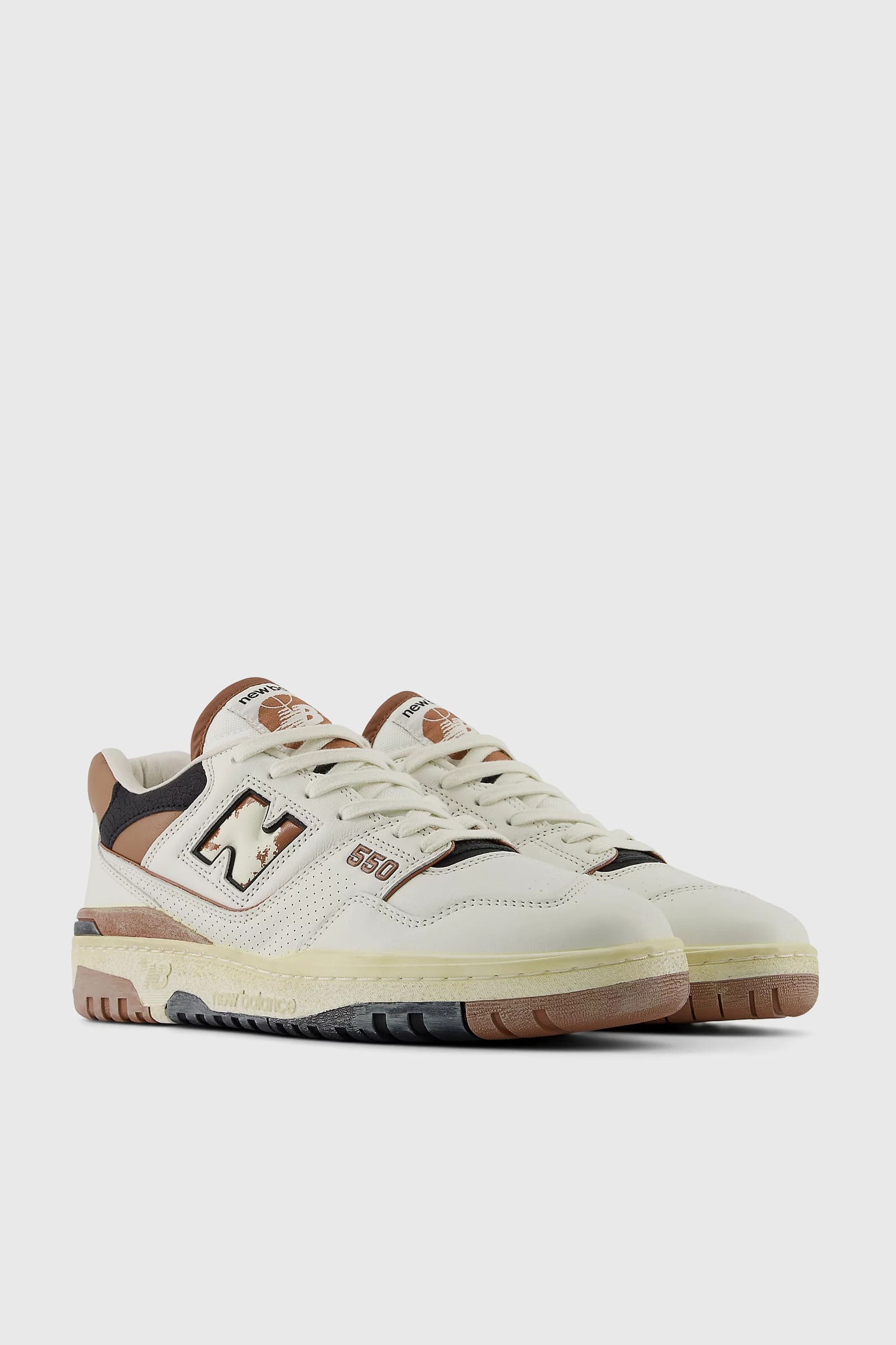 New Balance 550 Brown Synthetic Sneaker - 2