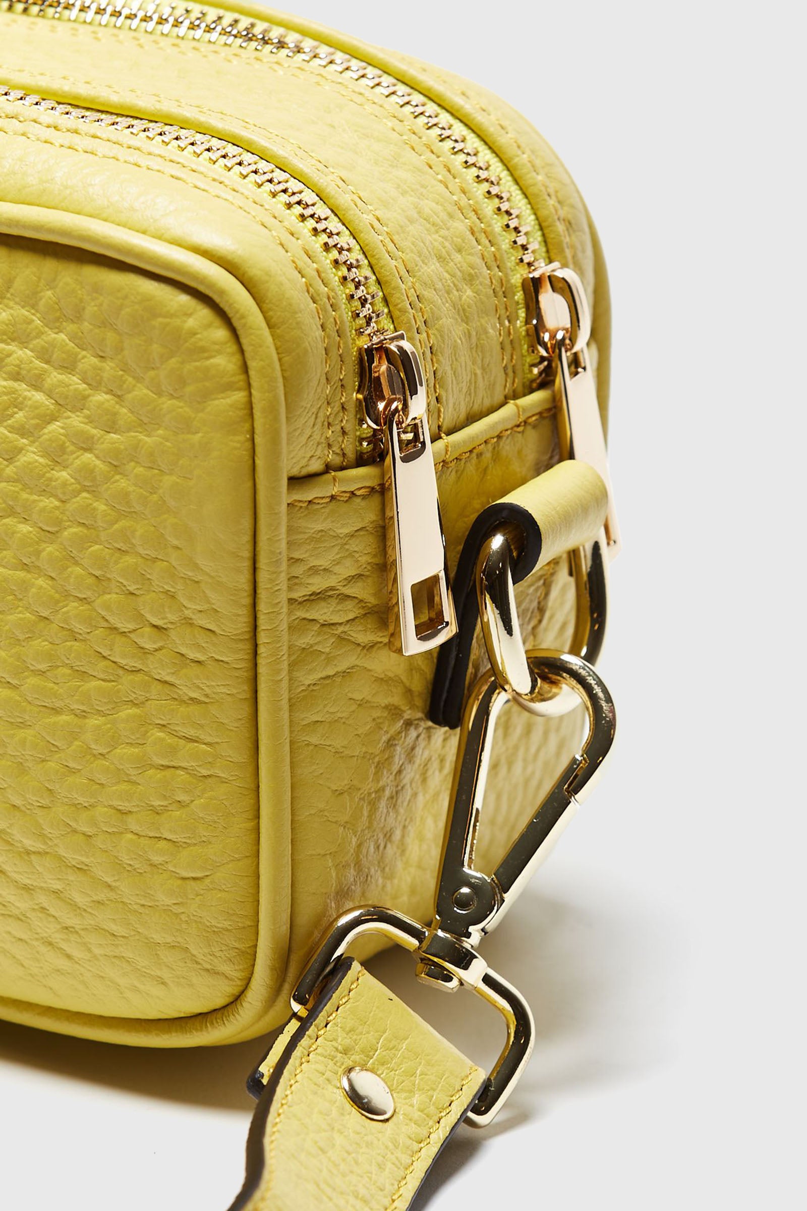 Avenue 67 Gabrielle Leather Bag Yellow - 2