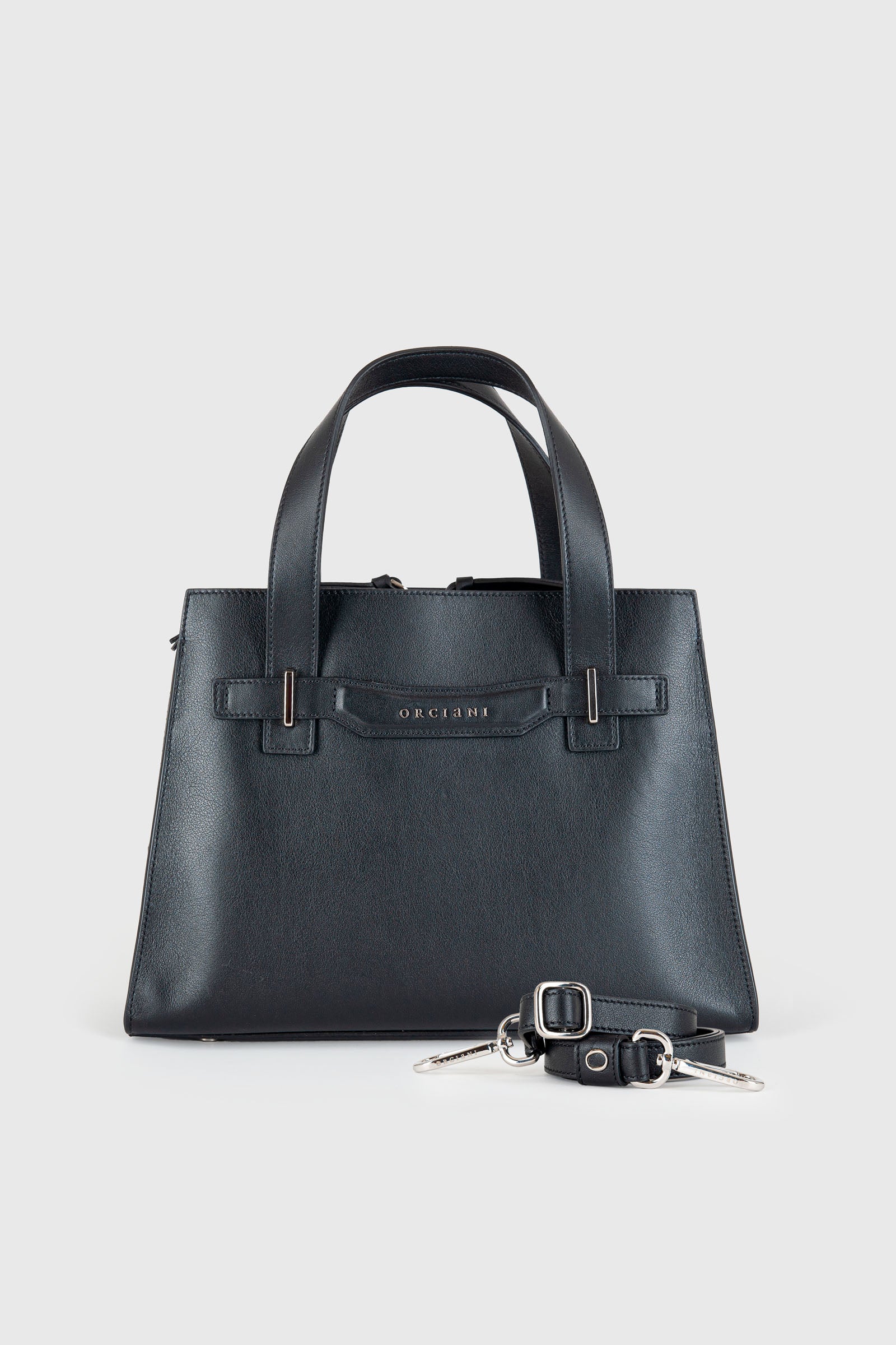 Orciani Leather Bag Black Out Black Woman B02147BLACK - 4
