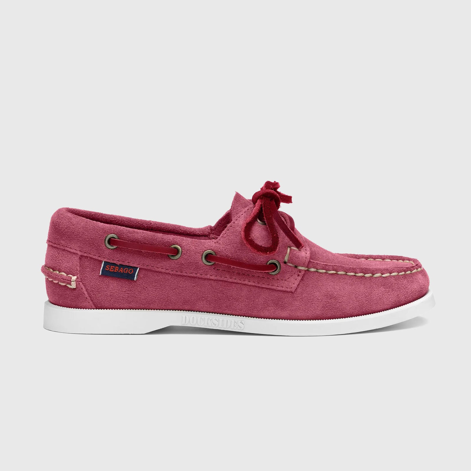 Sebago Docksides Portland Flesh Out Leather Loafer in Pink - 6