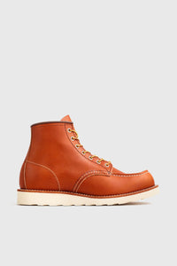 Red Wing Stivaletto 6-inch Classic Moc Toe In Pelle Oro Legacy Marrone Uomo red wing