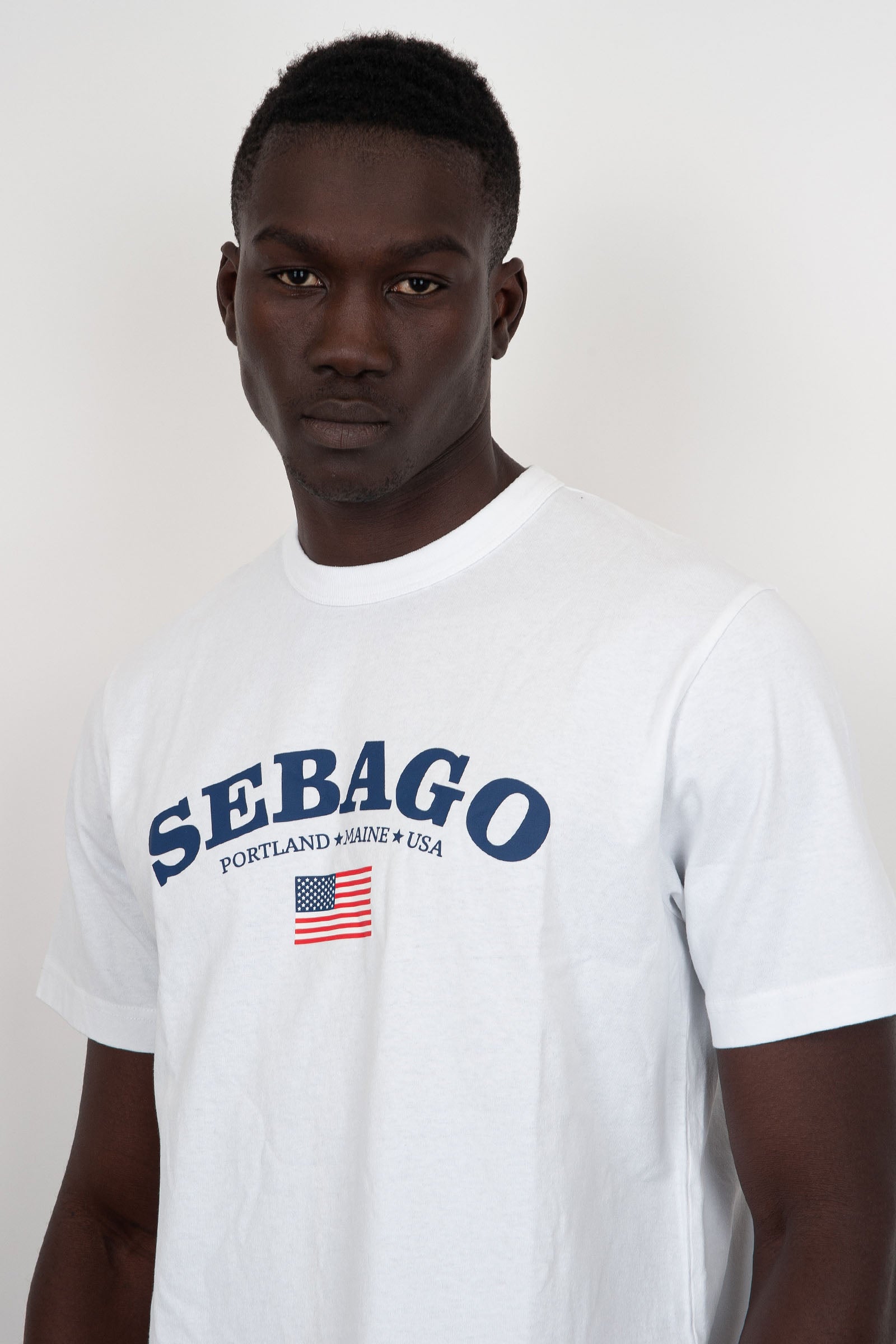 Sebago T-Shirt Wiscasset Cotton White - 5