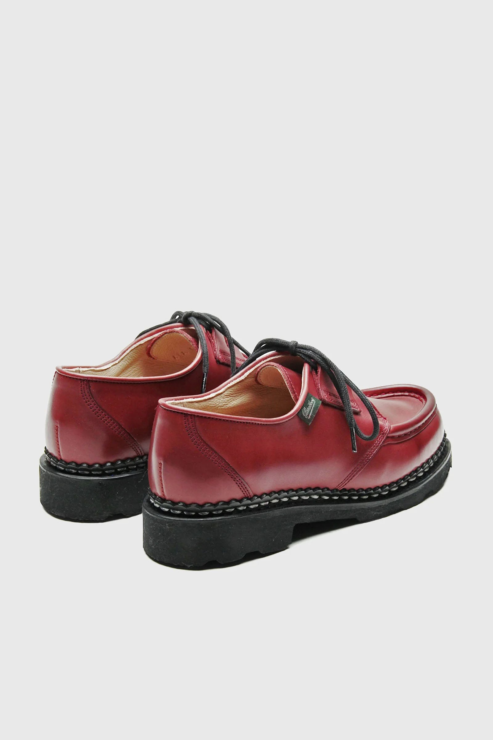 Paraboot Scarpa Derby Beaubourg Lisse Rouge Rosso Donna - 3