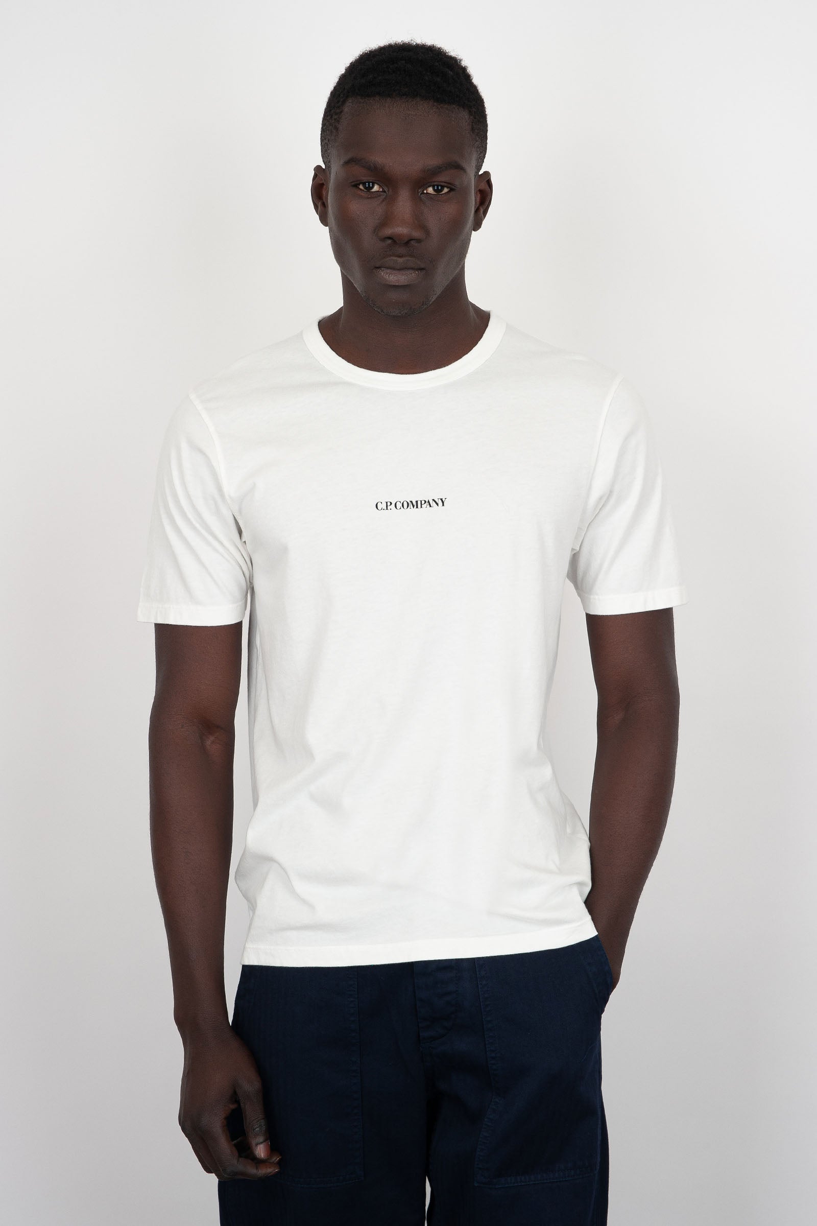 C.P. Company T-shirt 24/1 Cotton Jersey White - 5