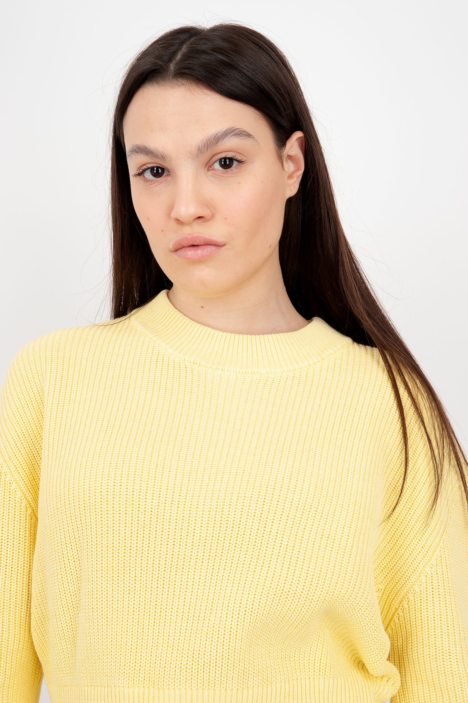 Absolut Cashmere Edith Cotton Yellow Sweater - 5