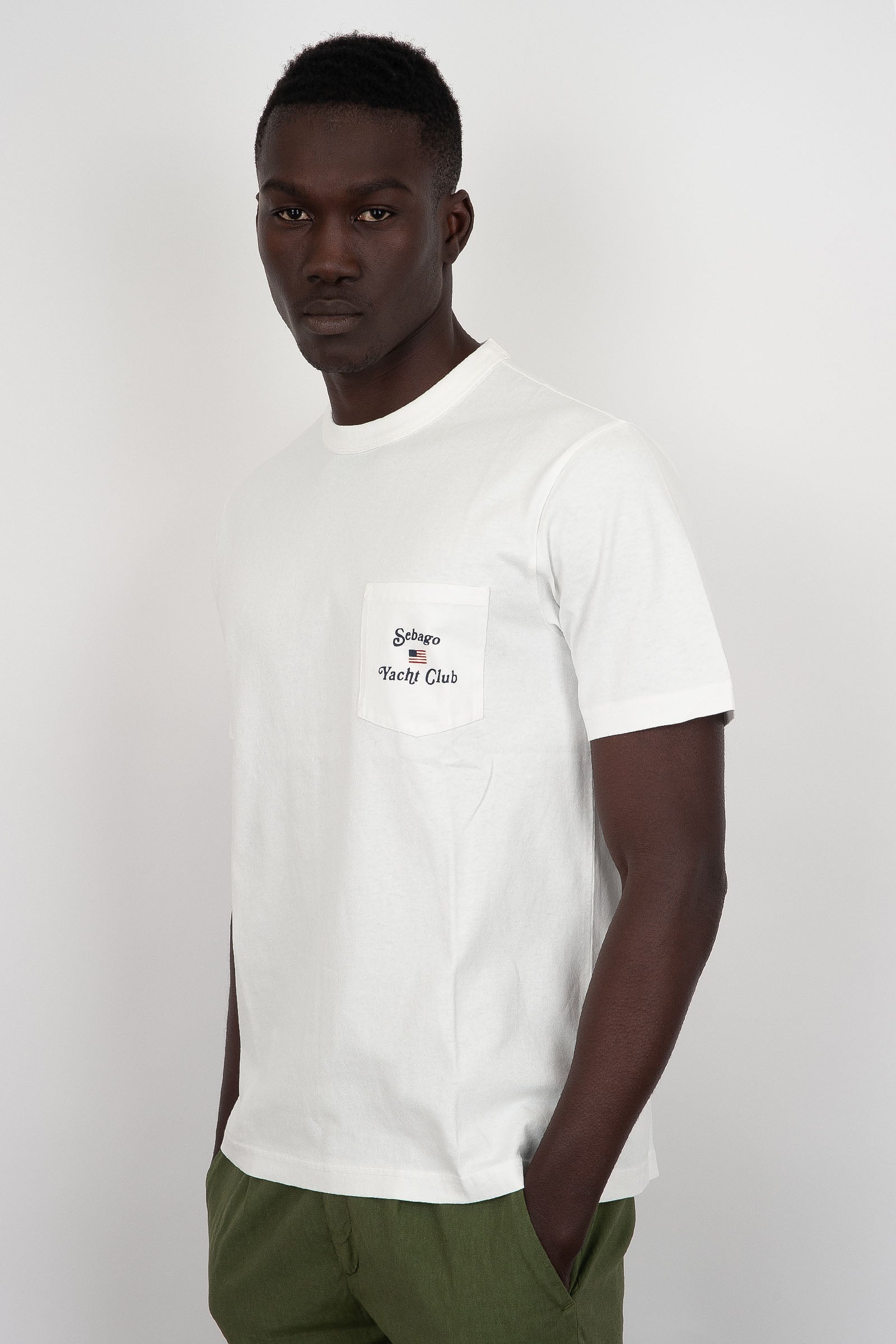 Sebago T-Shirt Howland Cotone Bianco Off - 3