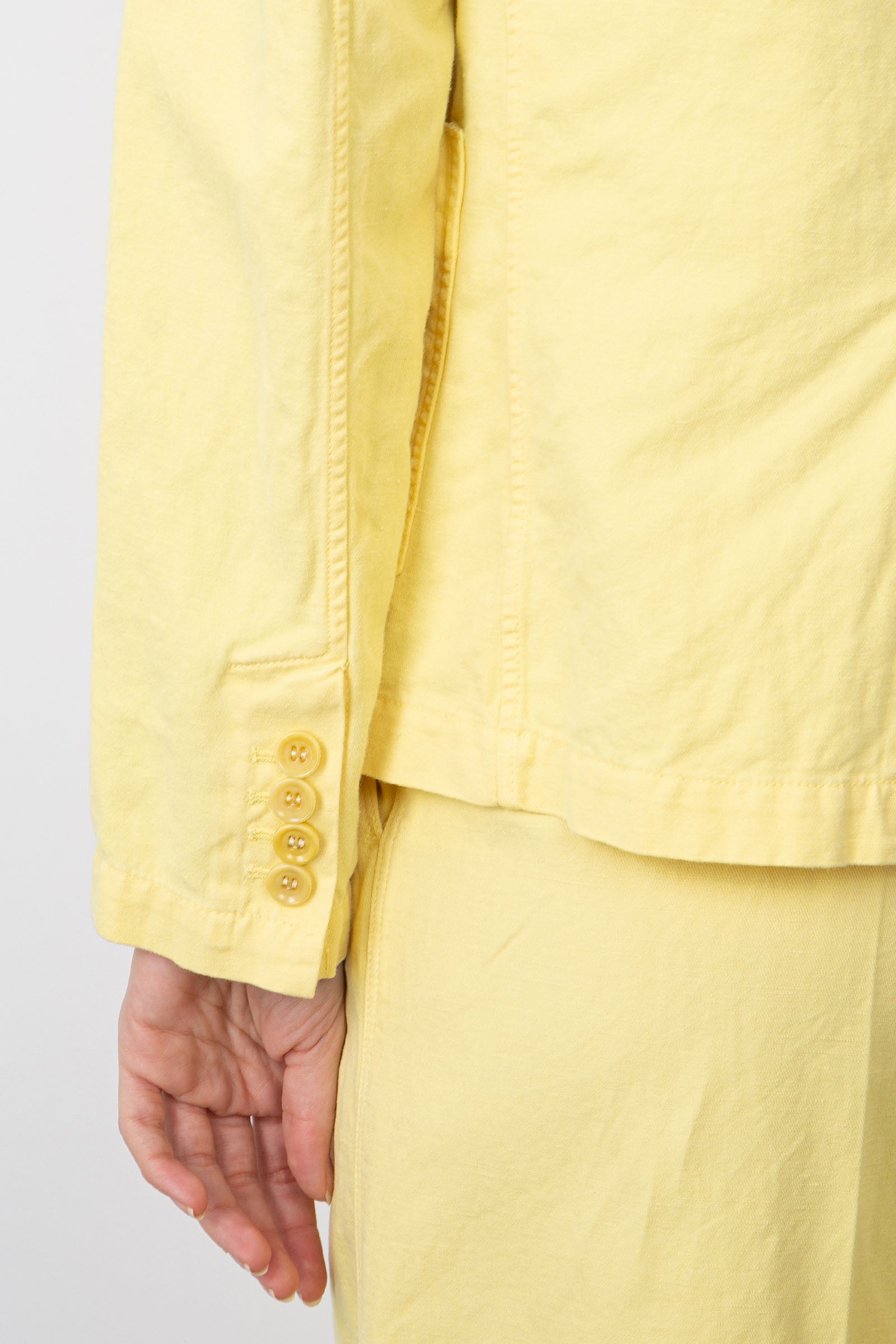 Aspesi Cotton/Linen Yellow Jacket 0930 G20885155 - 6