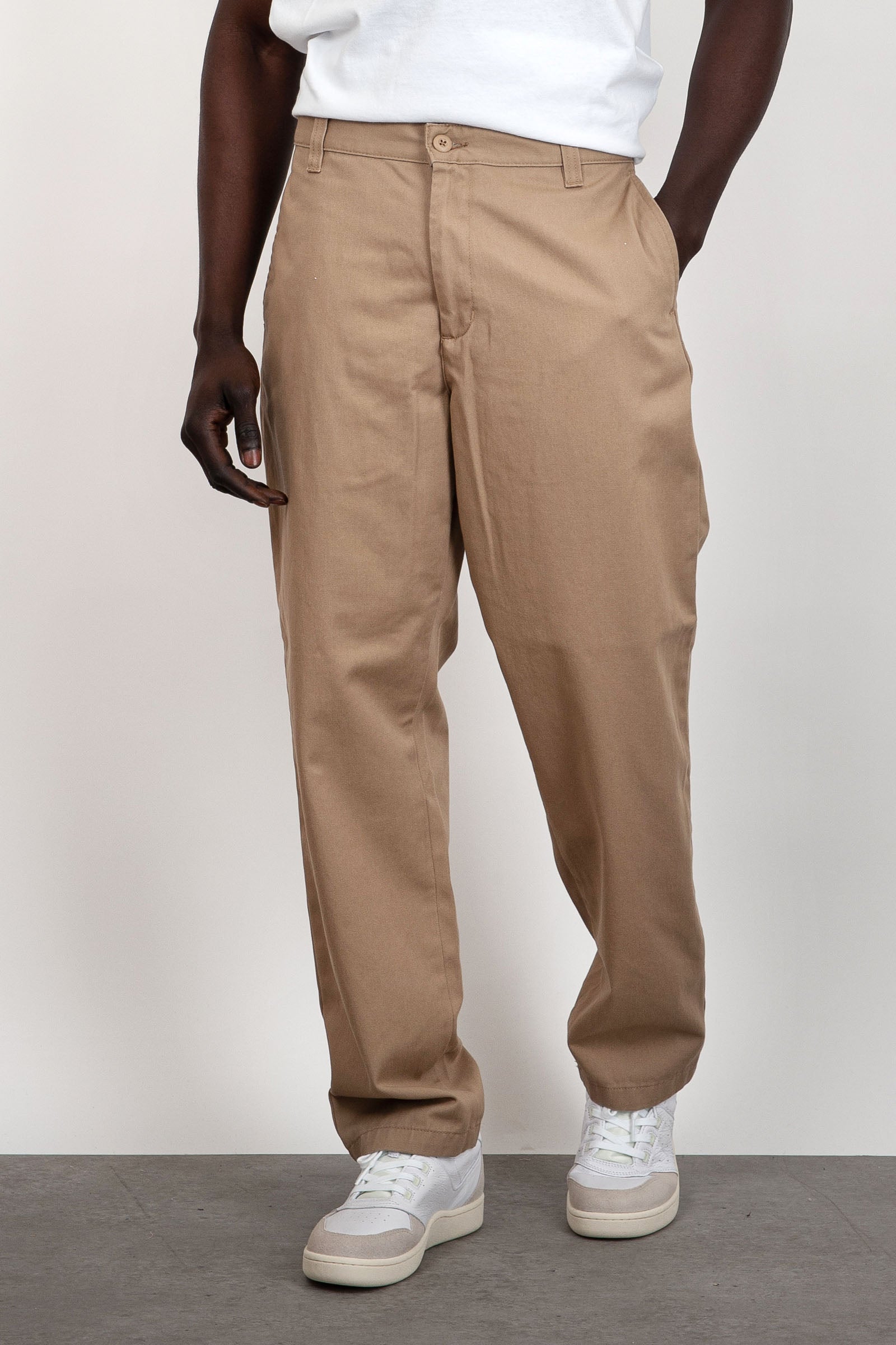 Carhartt WIP Pantaloni Calder Cotone Beige - 1