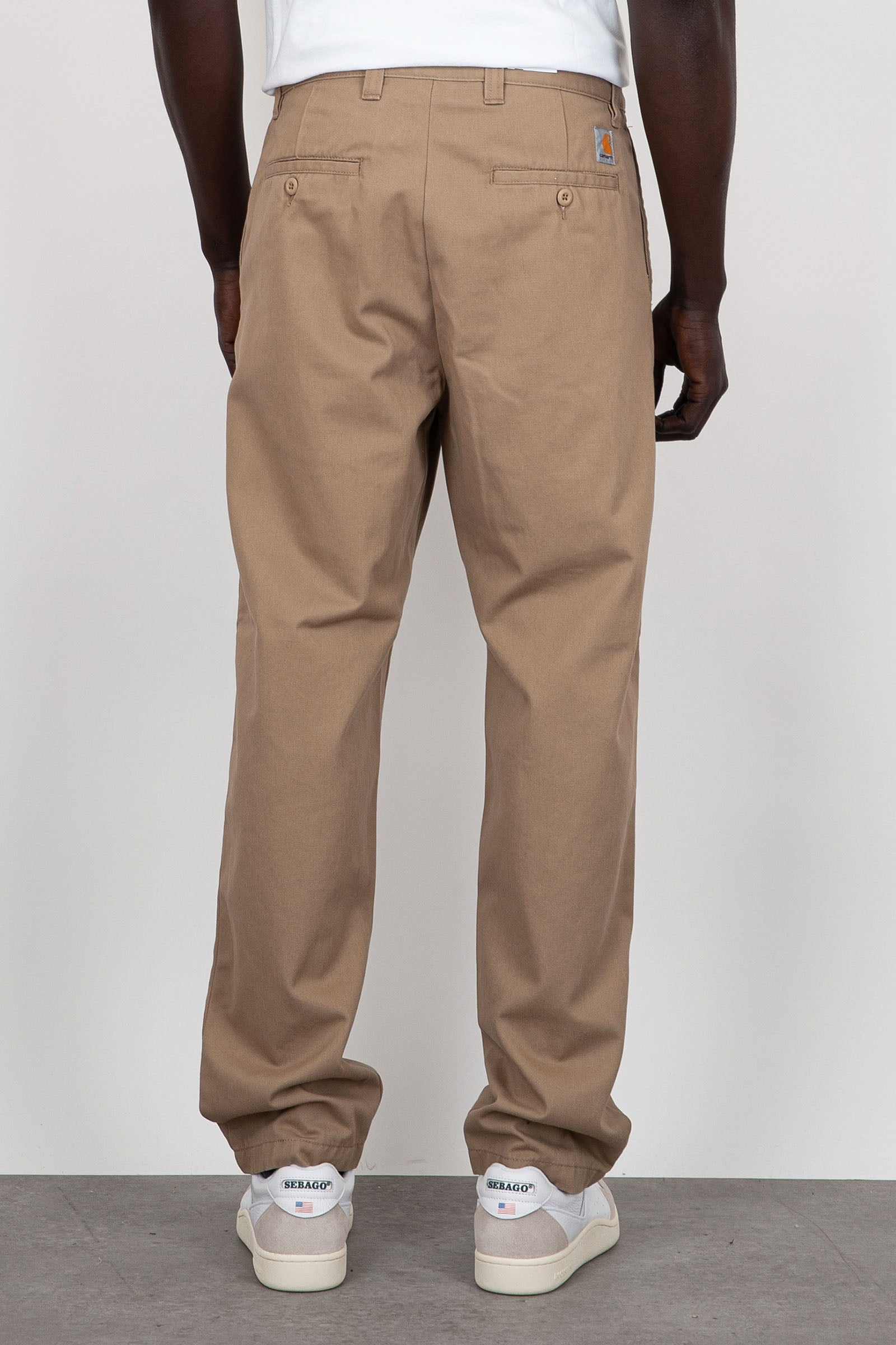 Carhartt WIP Pantaloni Calder Cotone Beige - 3