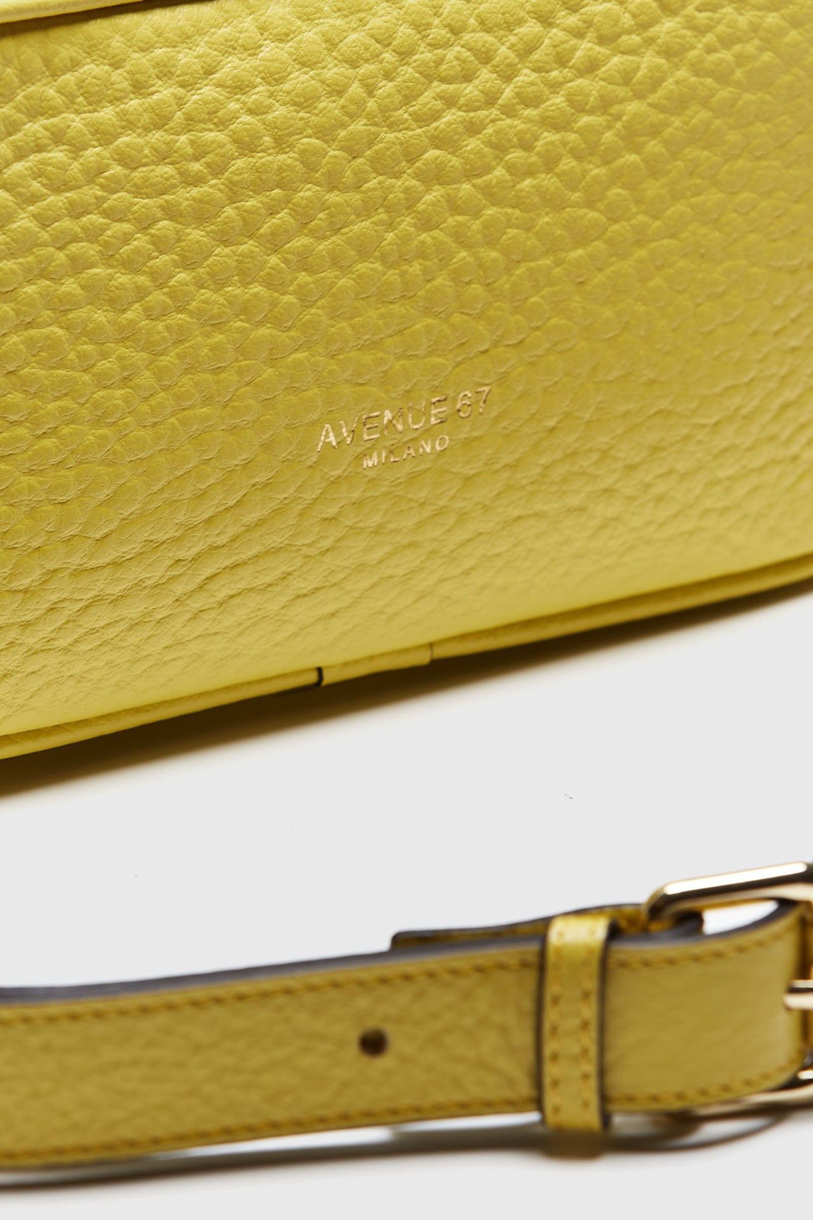 Avenue 67 Gabrielle Leather Bag Yellow - 5