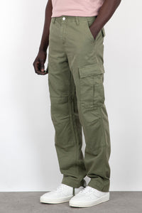 Carhartt WIP Pantalone Regular Cargo Cotone Verde carhartt wip