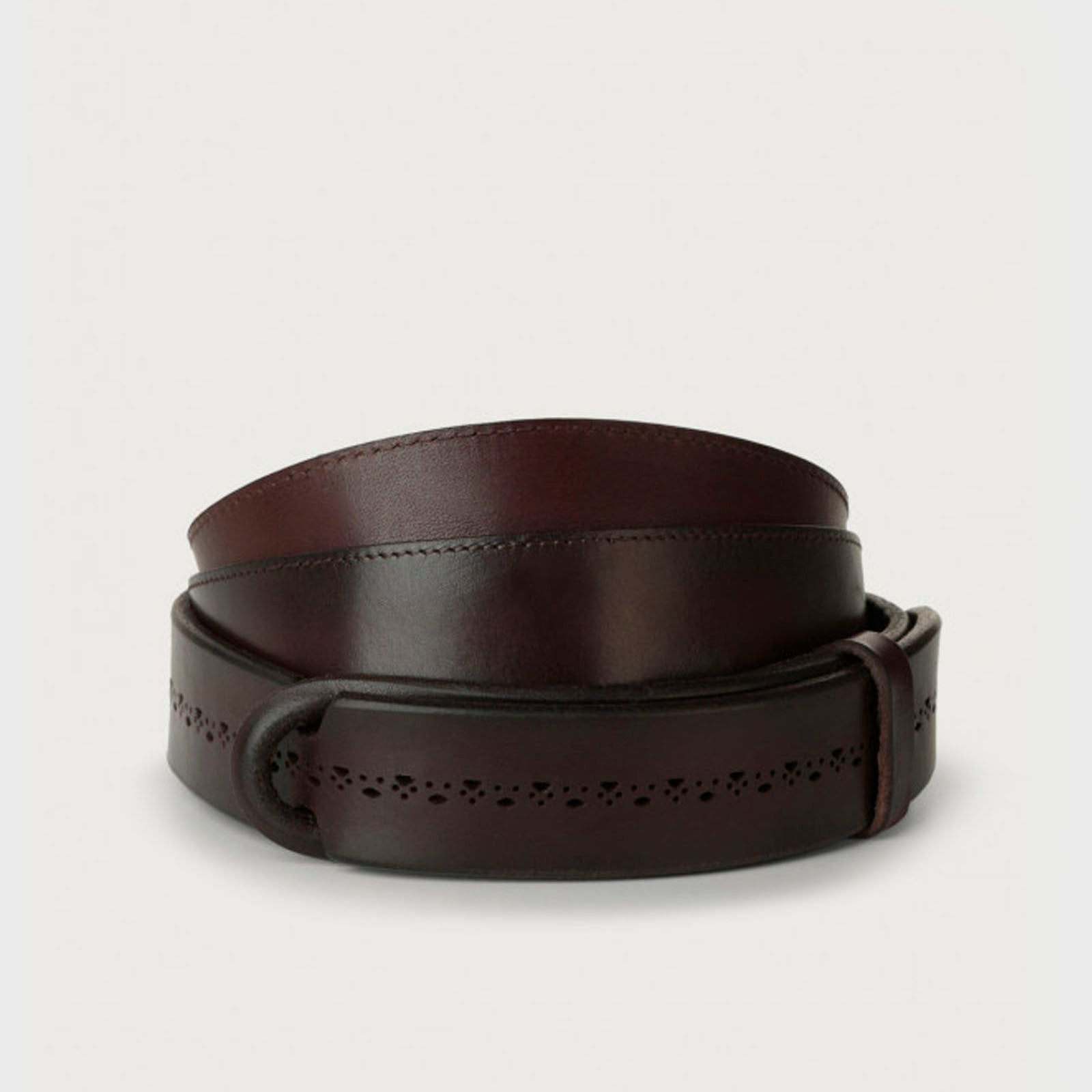 Bull Soft Leather Nobuckle Belt - 4