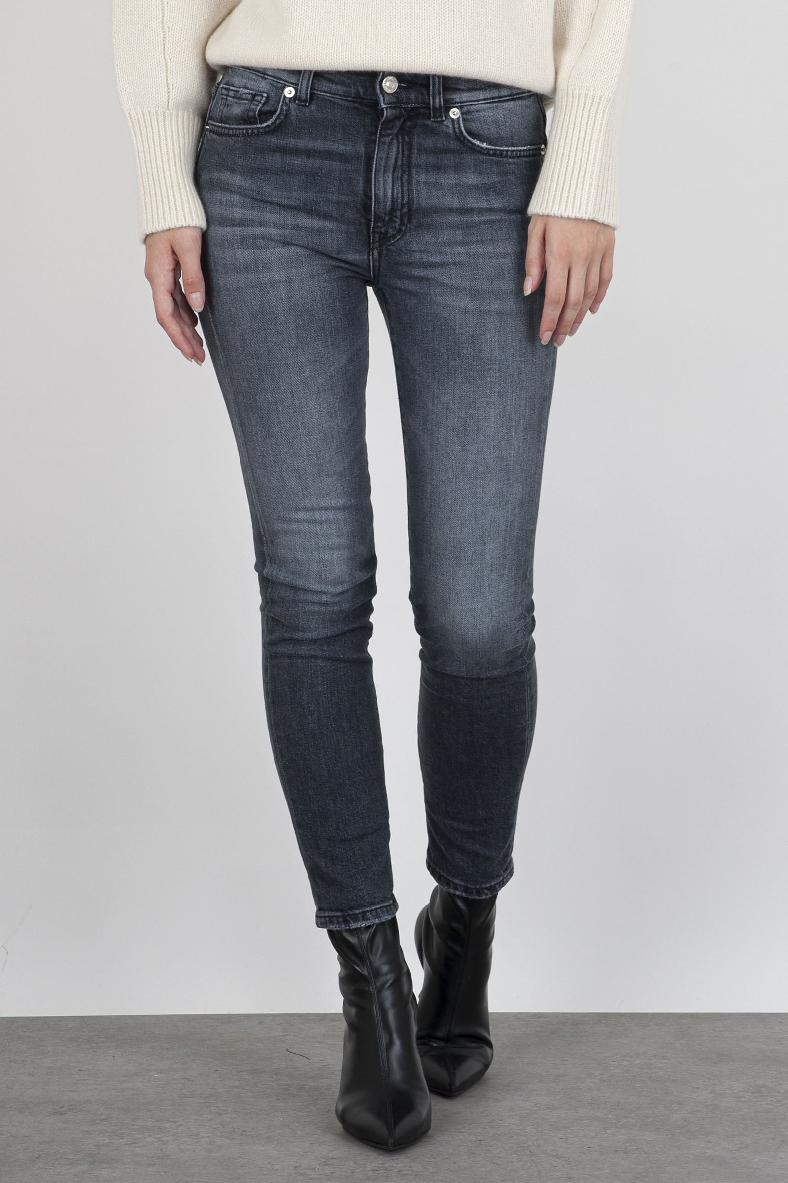 Grifoni Jeans Regular Slim Jiji Grigio Donna GJ24200290NM46 - 1