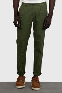 Department Five Military Green Cotton Prince Pinces Trousers department five