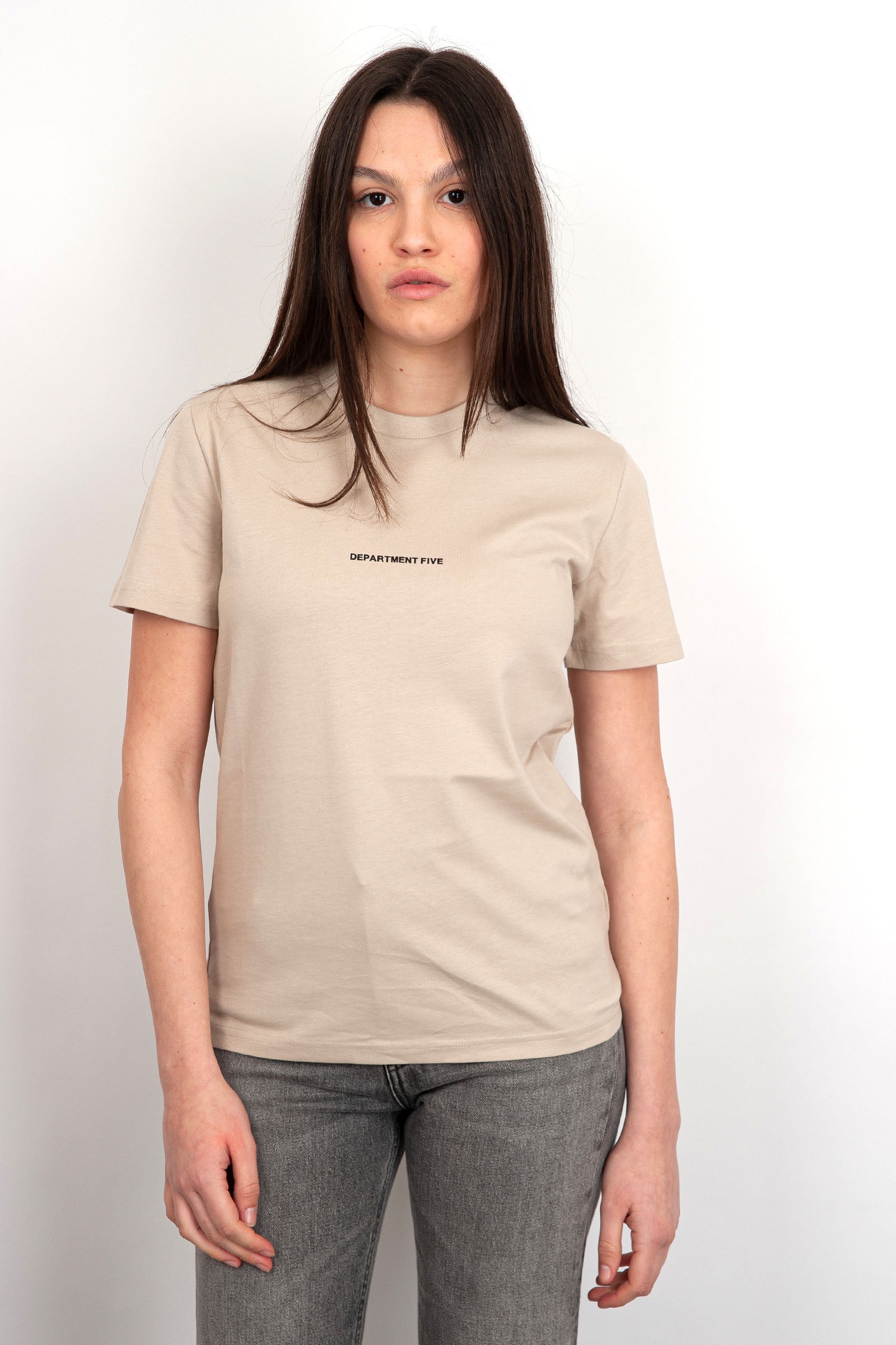 Department Five T-Shirt Girocollo Fleur Cotone Sabbia - 5