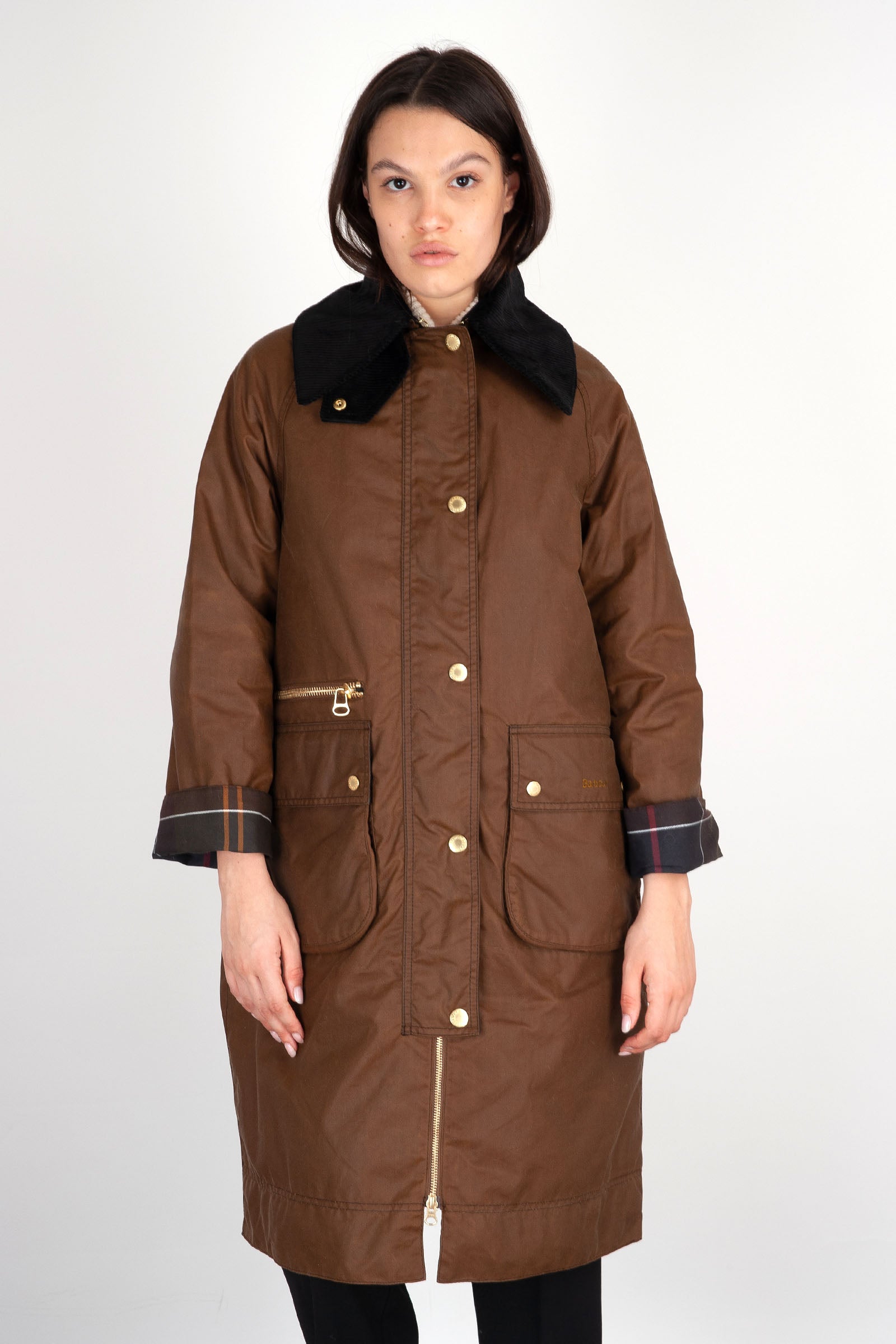 Barbour Townfield Wax Jacket Cuoio - 1