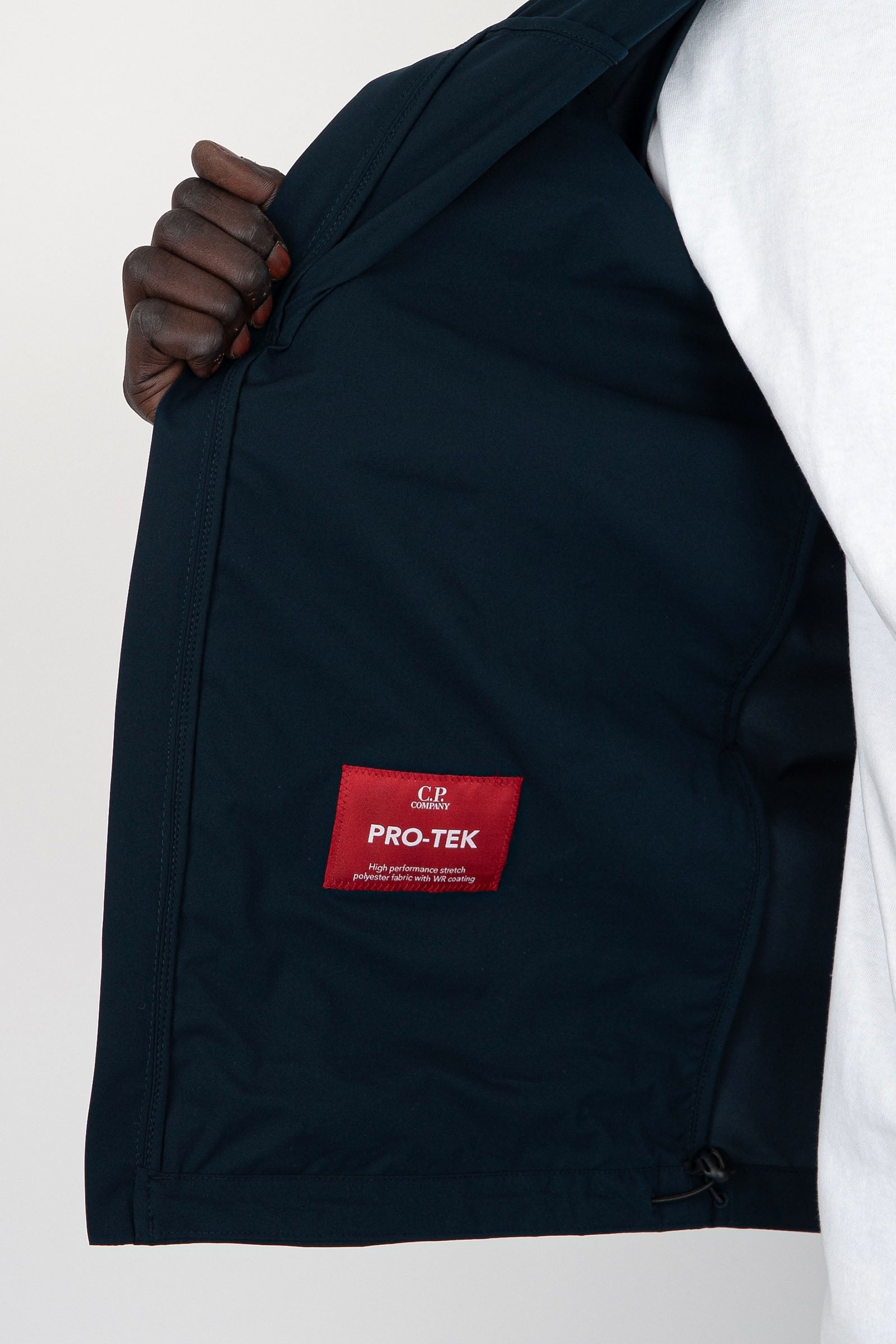 C.P. Company Pro-Tek Hooded Synthetic Jacket Blue - 6