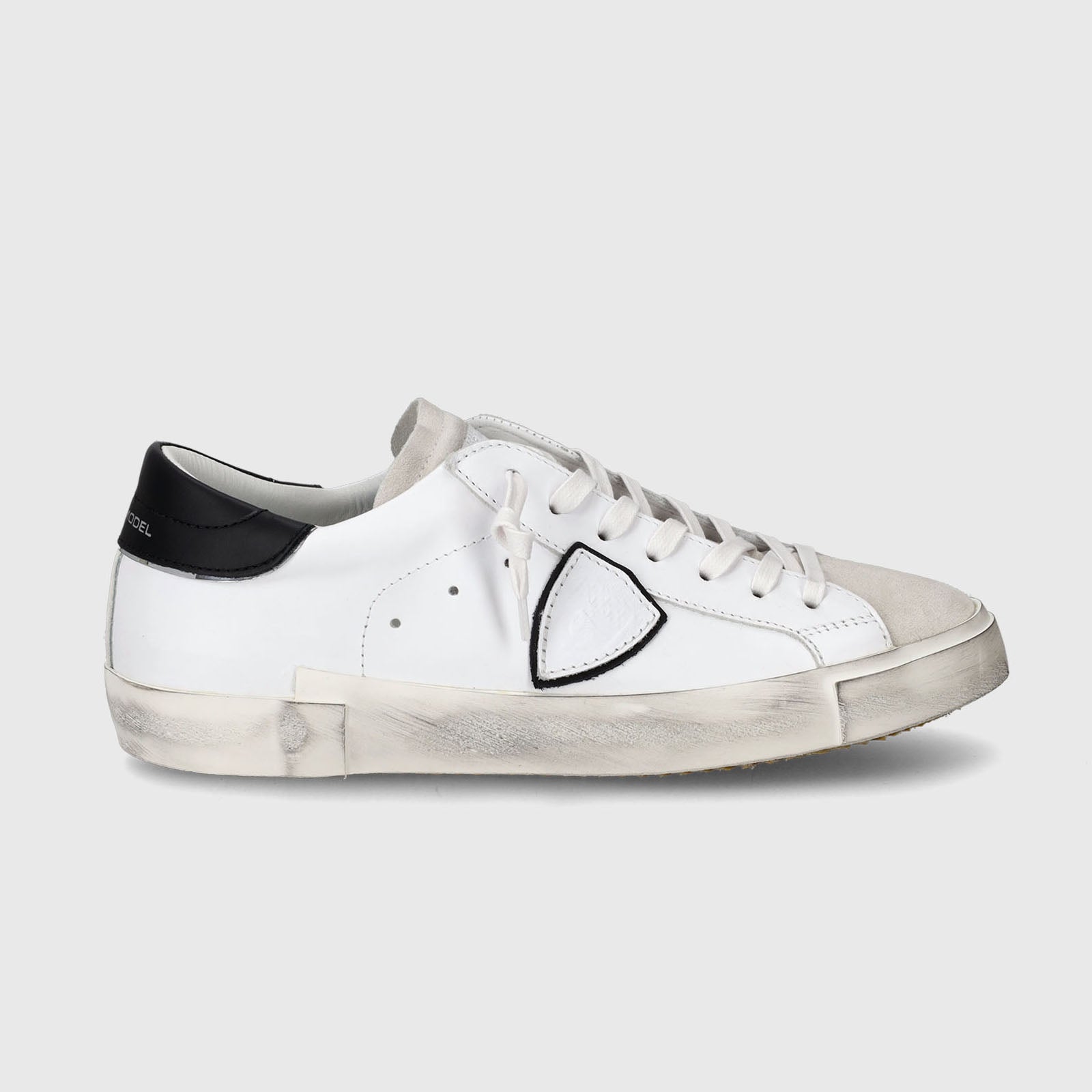 Philippe Model Sneaker PRSX Basic Pelle Bianco/Nero - 6