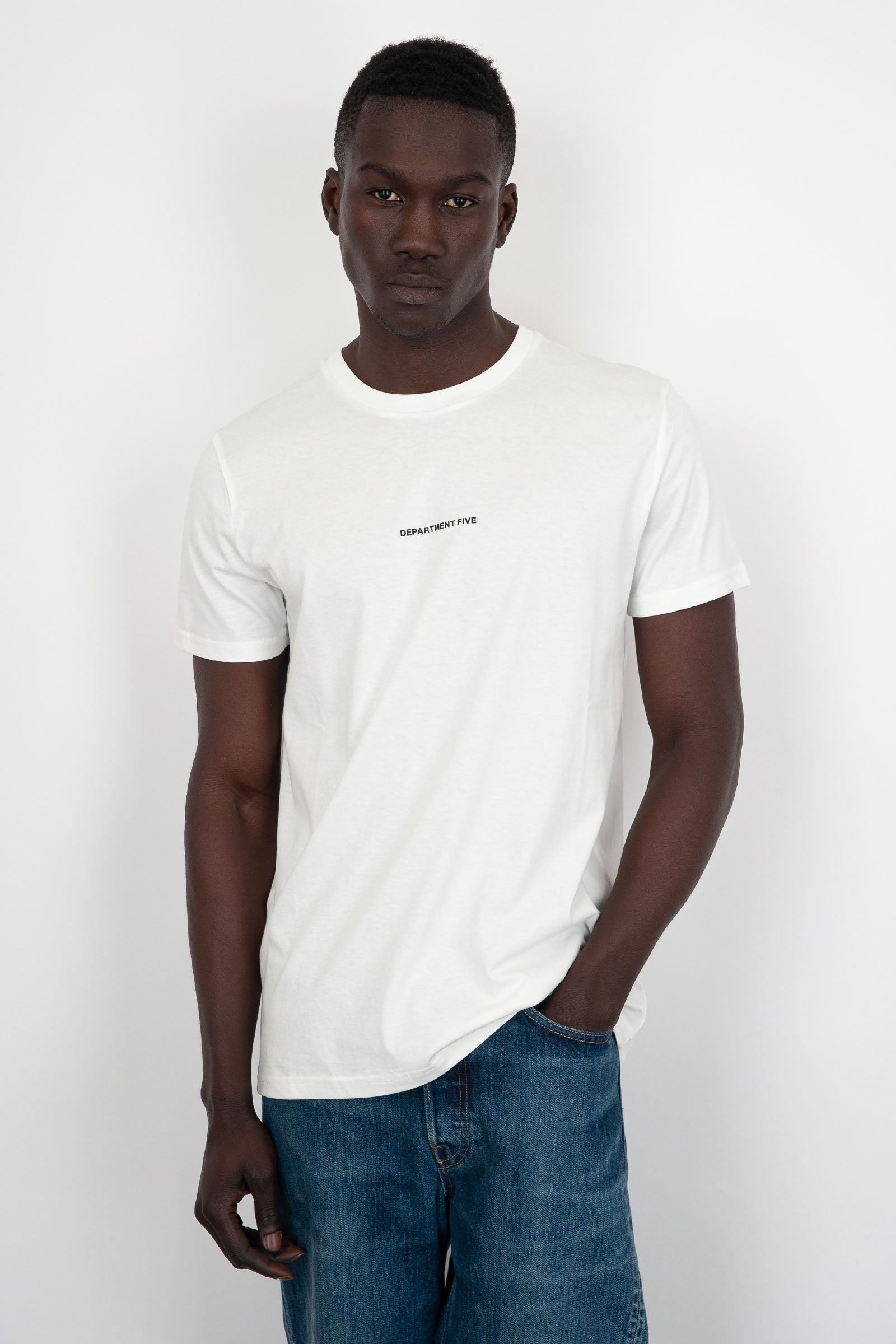Department Five T-Shirt Cesar Cotton White - 3