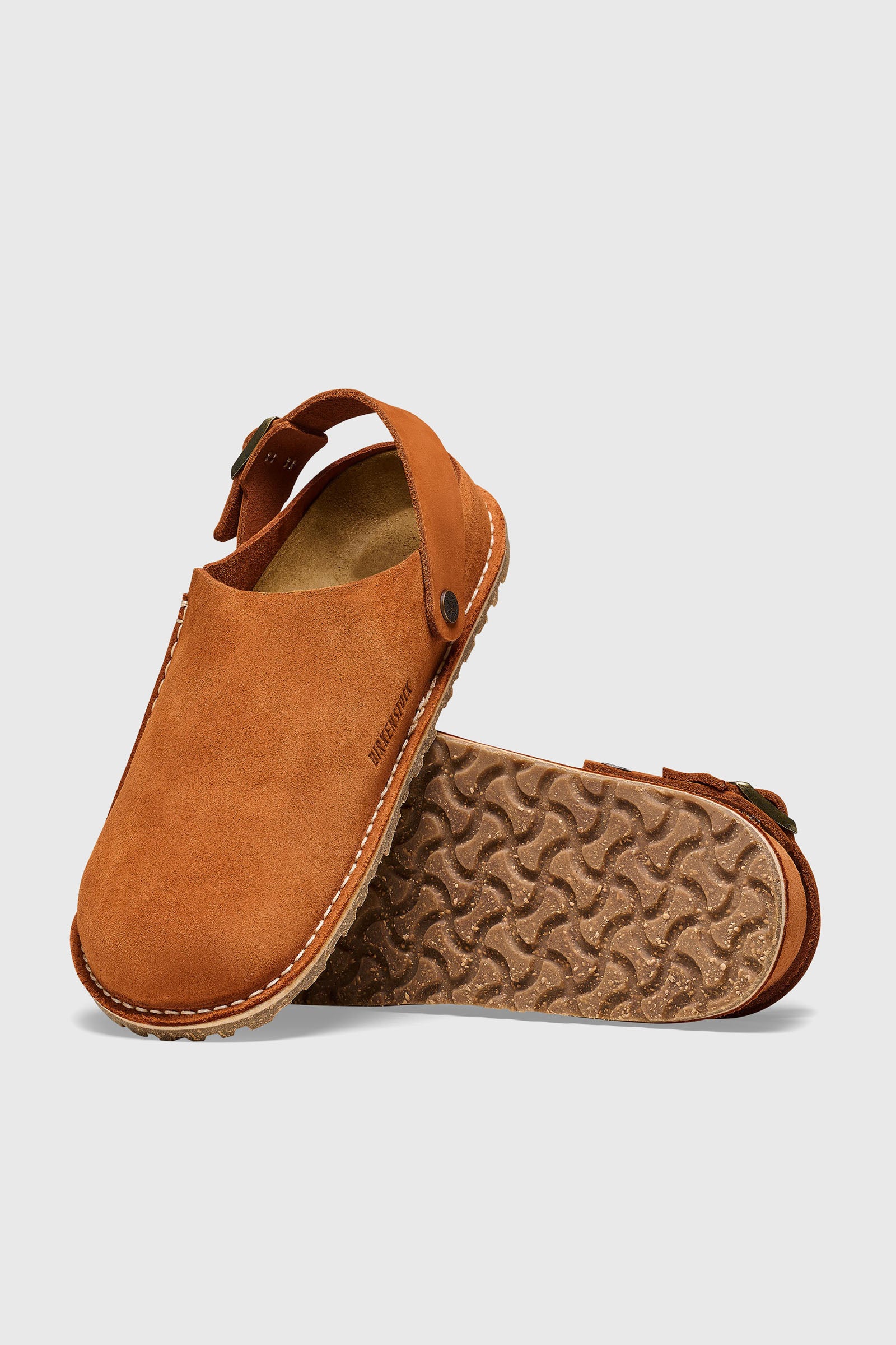 "Lutry Premium, Mink Suede Tobacco, in Brown Leather for Women" - 5