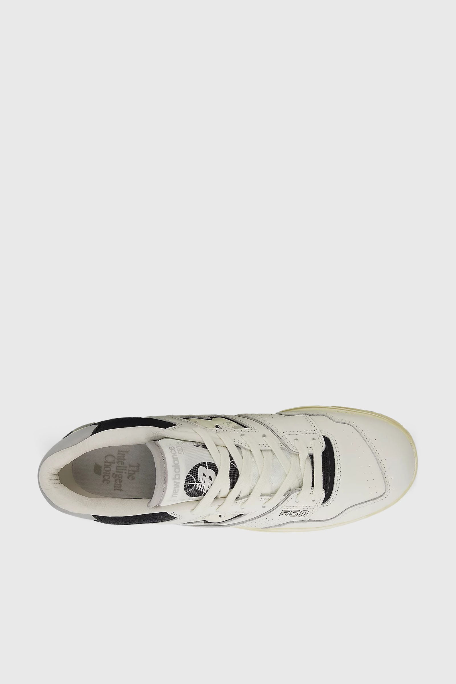 New Balance Sneaker 550  Bianco/Grigio - 4