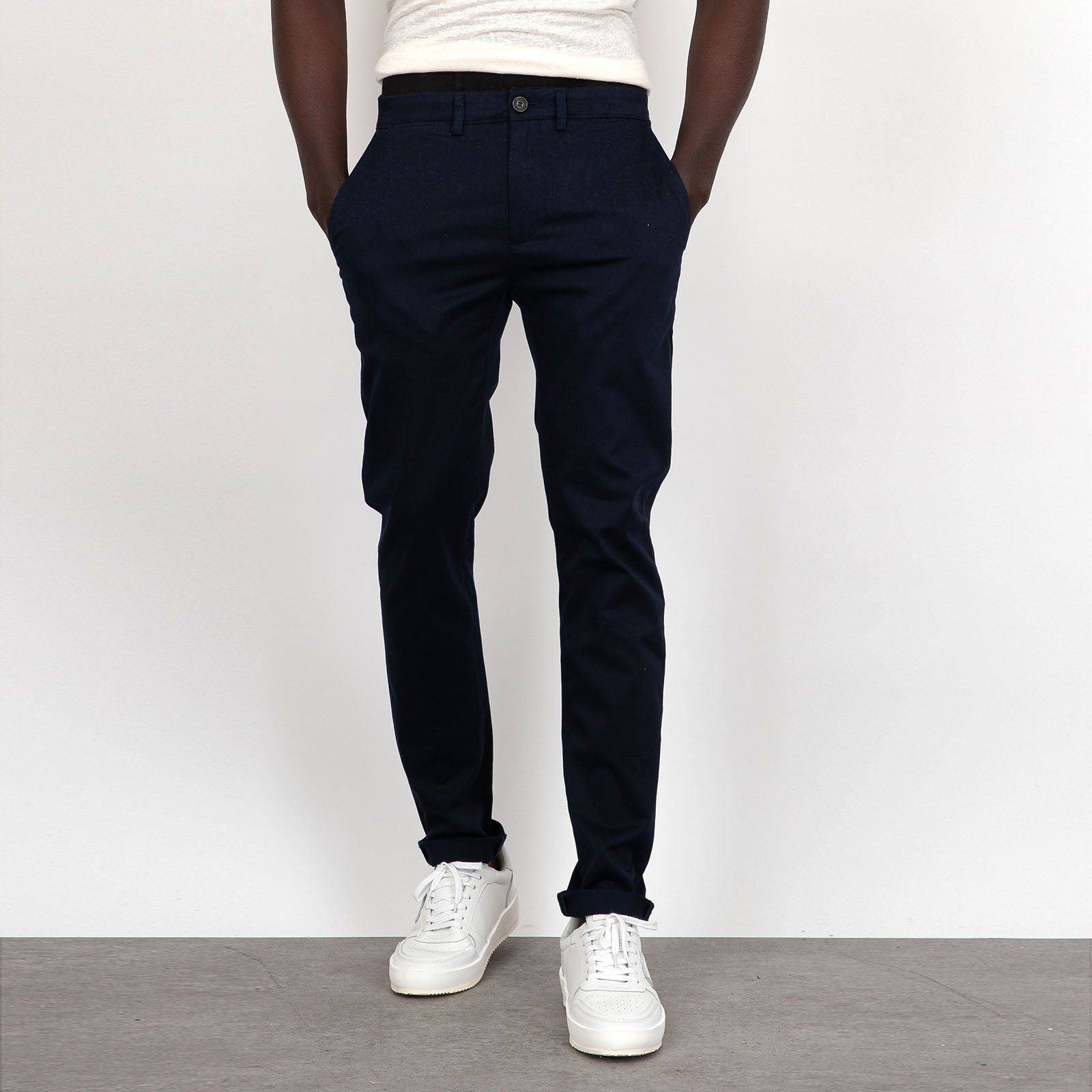 Department Five Mike Trousers Cotton Navy Blue - 7