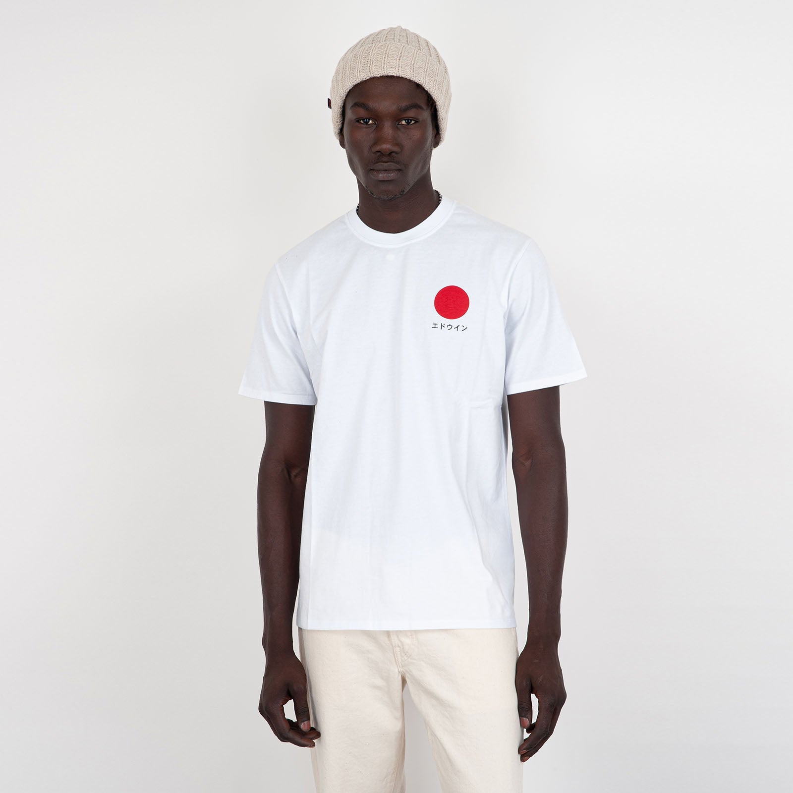 T-Shirt Japanese Sun Bianco Uomo - 6
