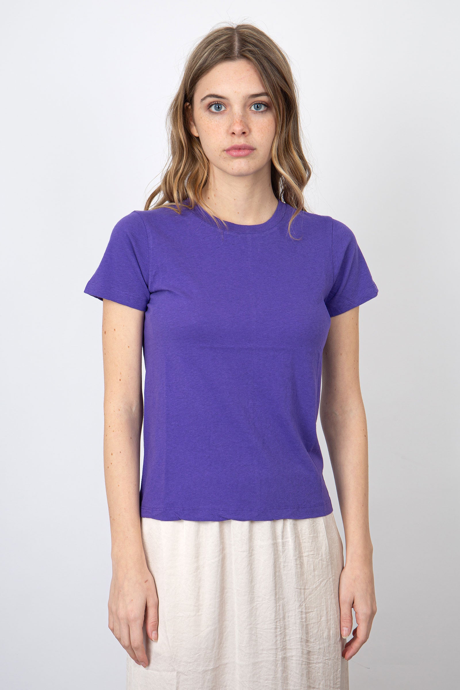 American Vintage T-shirt Gamipy Cotton Purple - 5