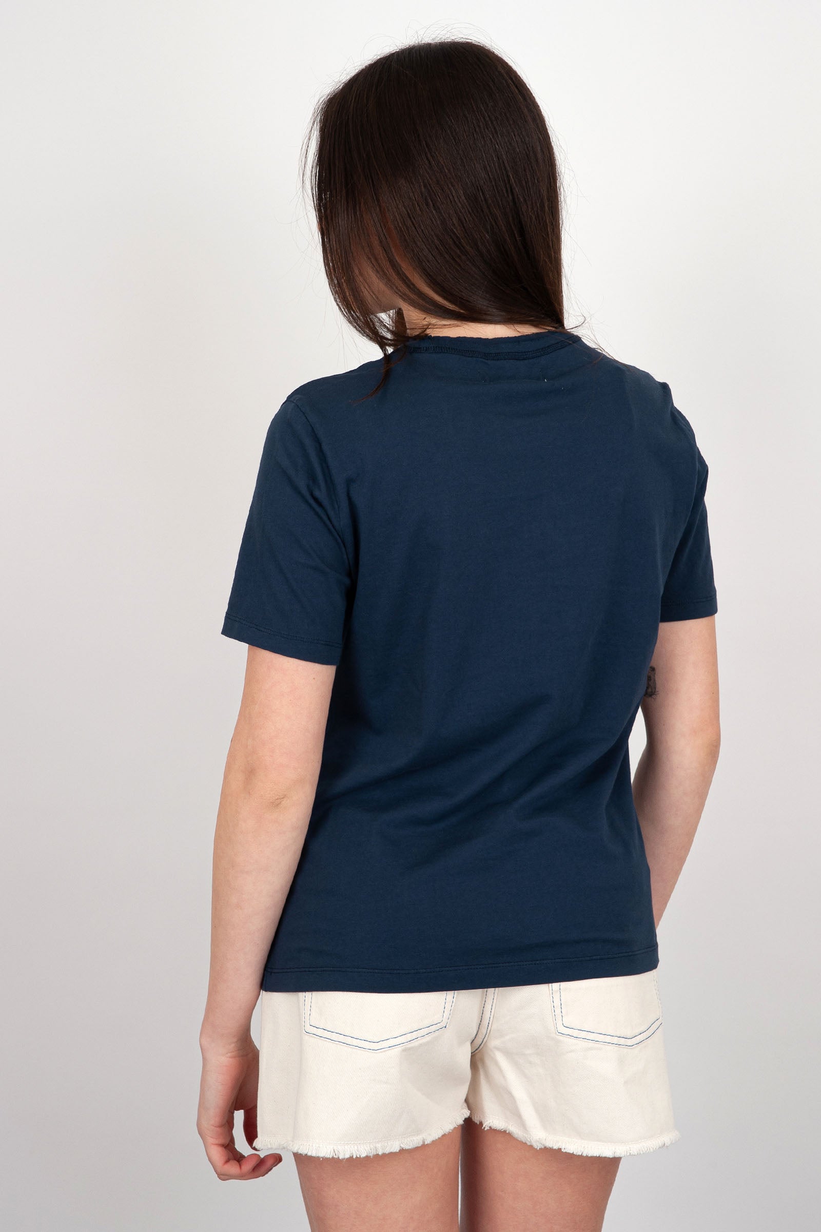 Grifoni T-shirt Box Cotton Navy Blue - 4