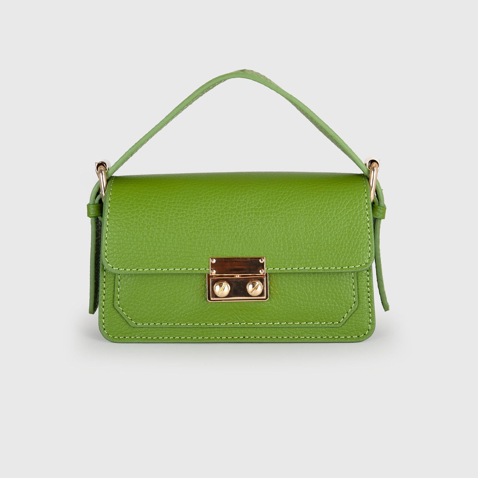 Almala Bag Green Leather Bag - 6