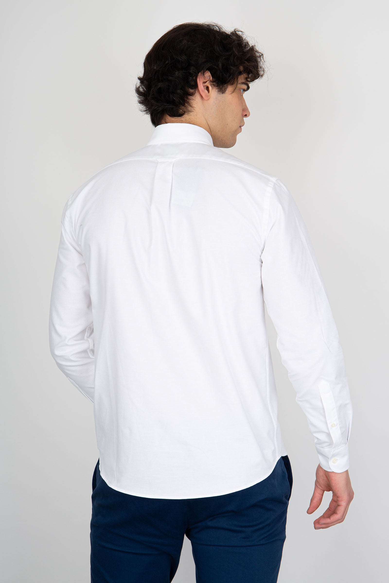 Sebago Camicia Whaleback Bianco Uomo - 4