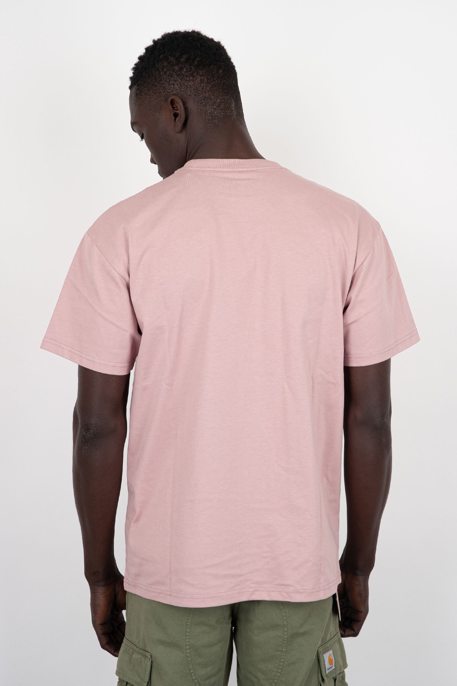 Carhartt WIP T-Shirt S/S Chase Cotone Rosa - 4