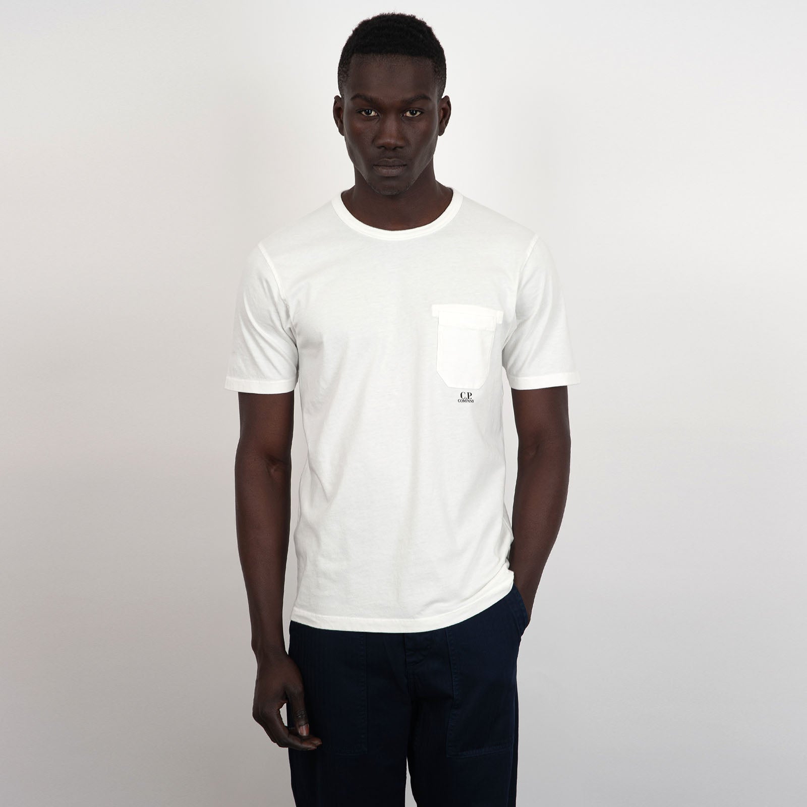C.P. Company T-Shirt 24/1 Jersey Cotone Bianco - 6