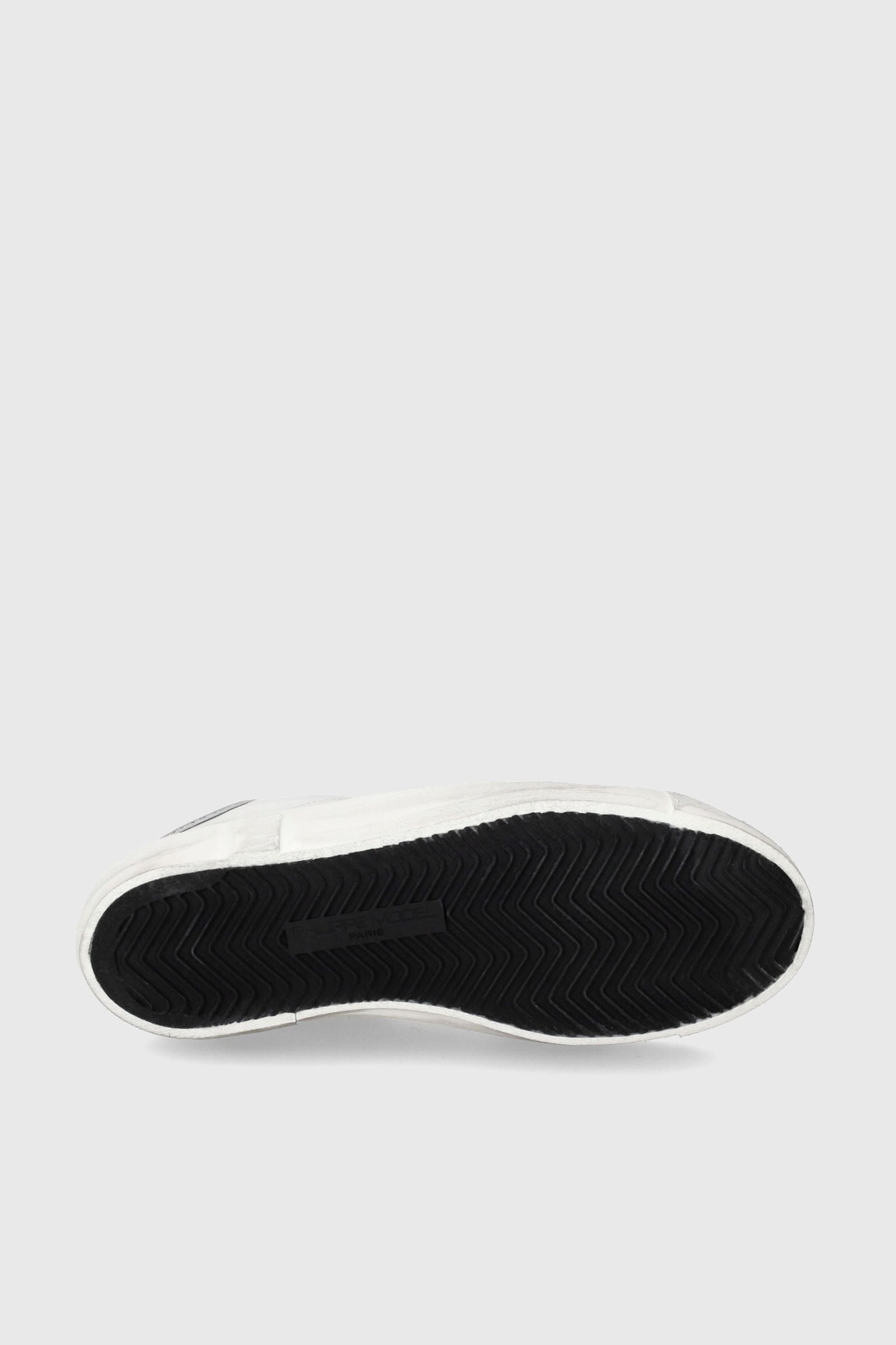 Philippe Model Sneaker PRSX Pelle Bianco/Argento - 5