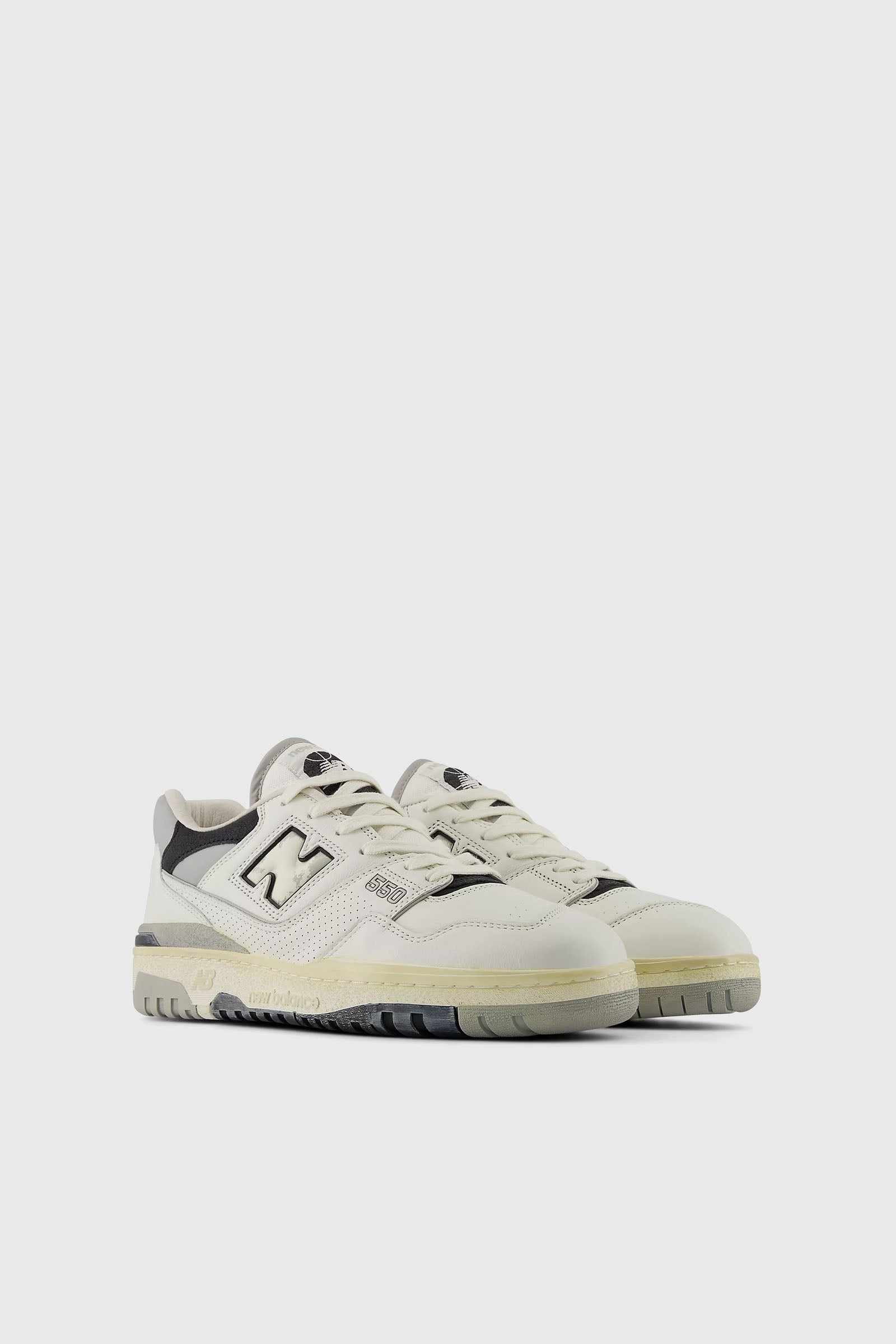 H1 Title: New Balance Sneakers 550 Synthetic White/Grey - 2