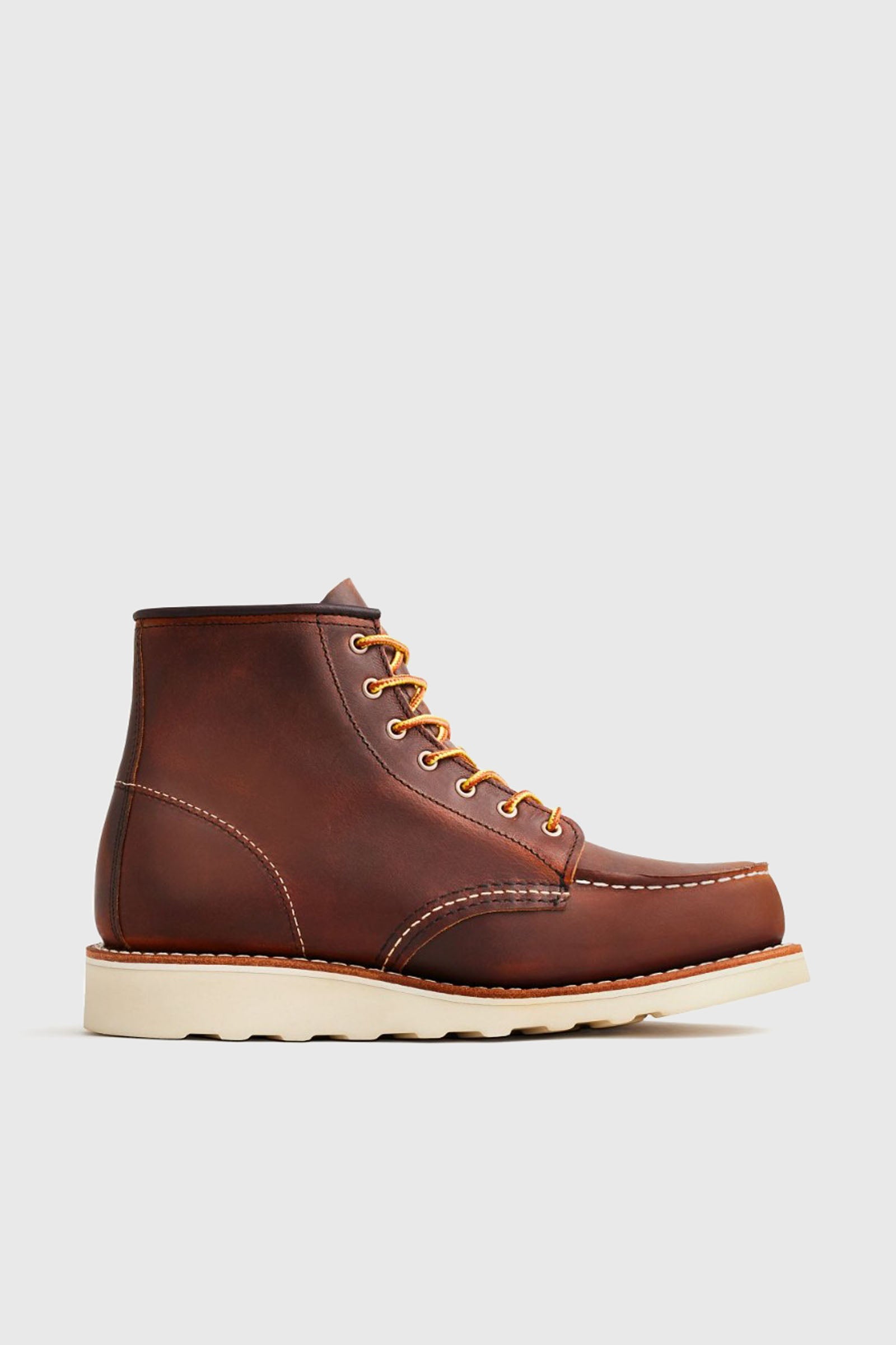 Red Wing Shoes 6-Inch Classic Moc Brown Leather - 1