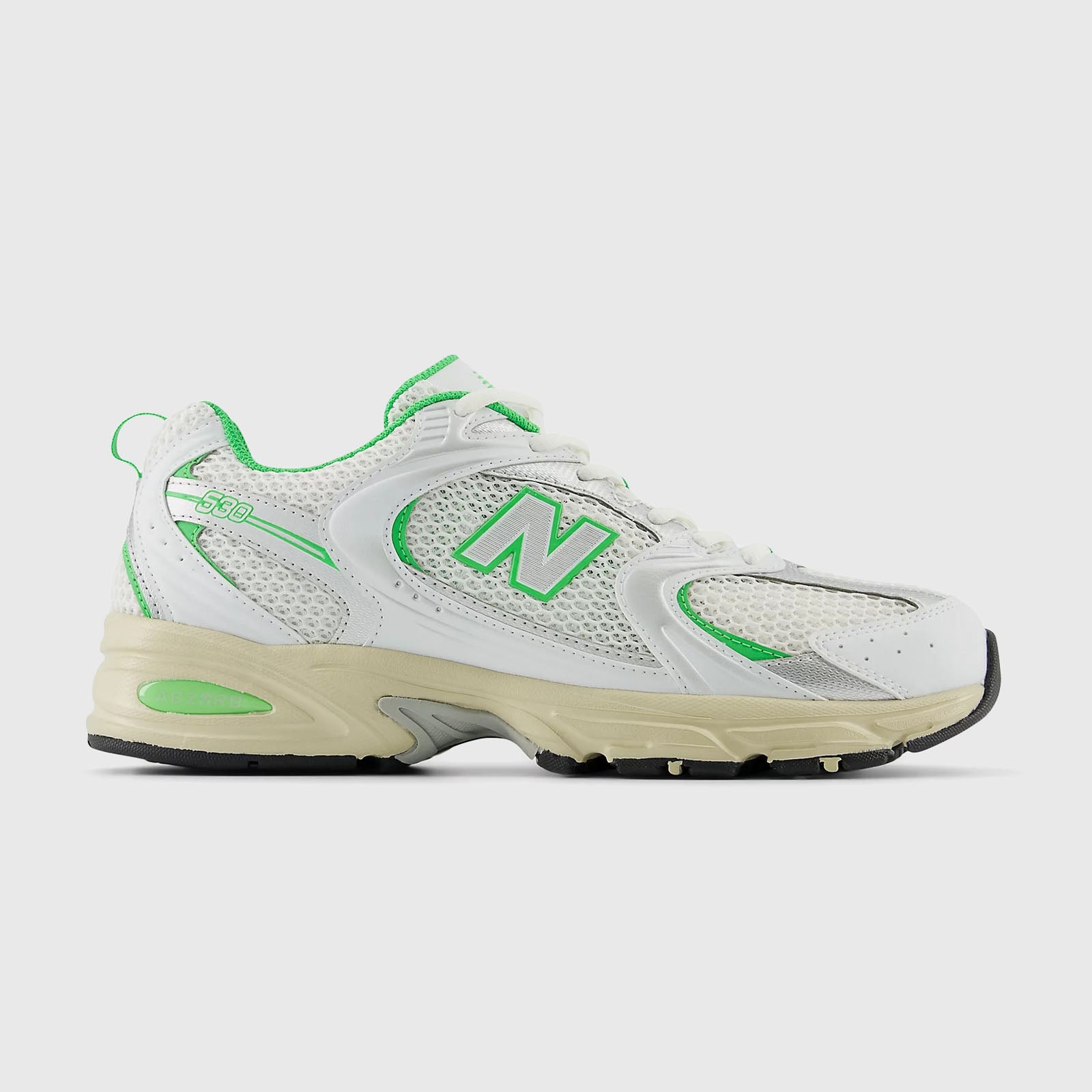 New Balance Sneaker 530  Bianco/Verde - 6