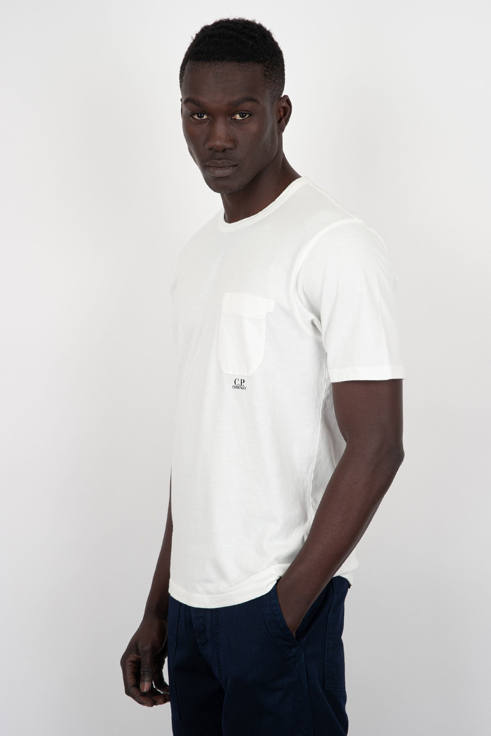 C.P. Company T-Shirt 24/1 Jersey Cotton White - 3