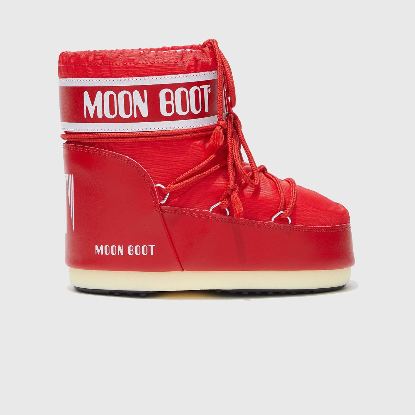 Moon Boot Icon Low Nylon Rosso Donna - 5