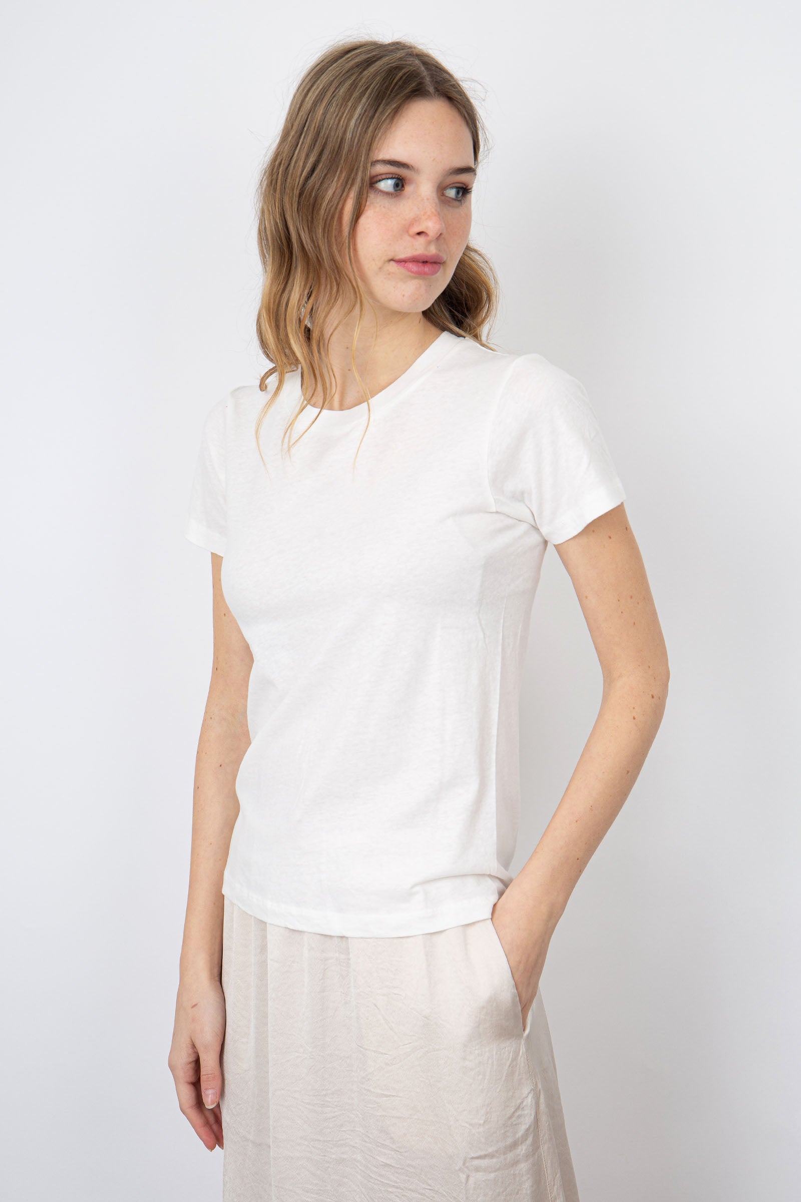 American Vintage White Cotton Gamipy T-Shirt - 1